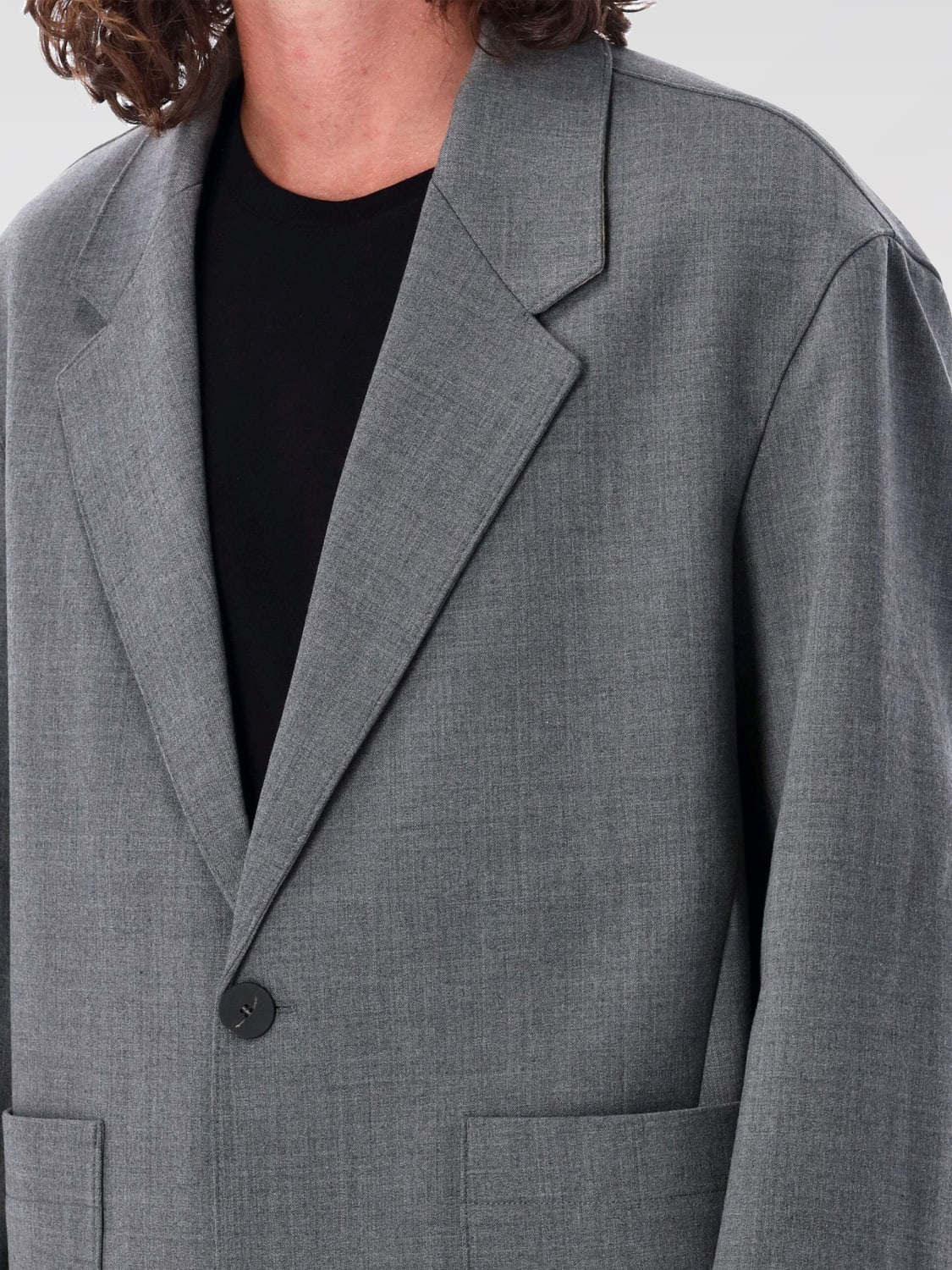 STUDIO NICHOLSON BLAZER: Veste homme Studio Nicholson, Gris - Img 3