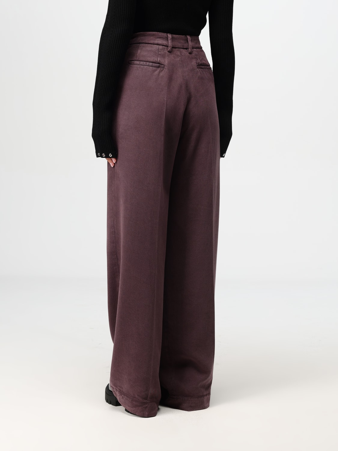 PT01 PANTS: Pants woman Pt01, Plum - Img 2