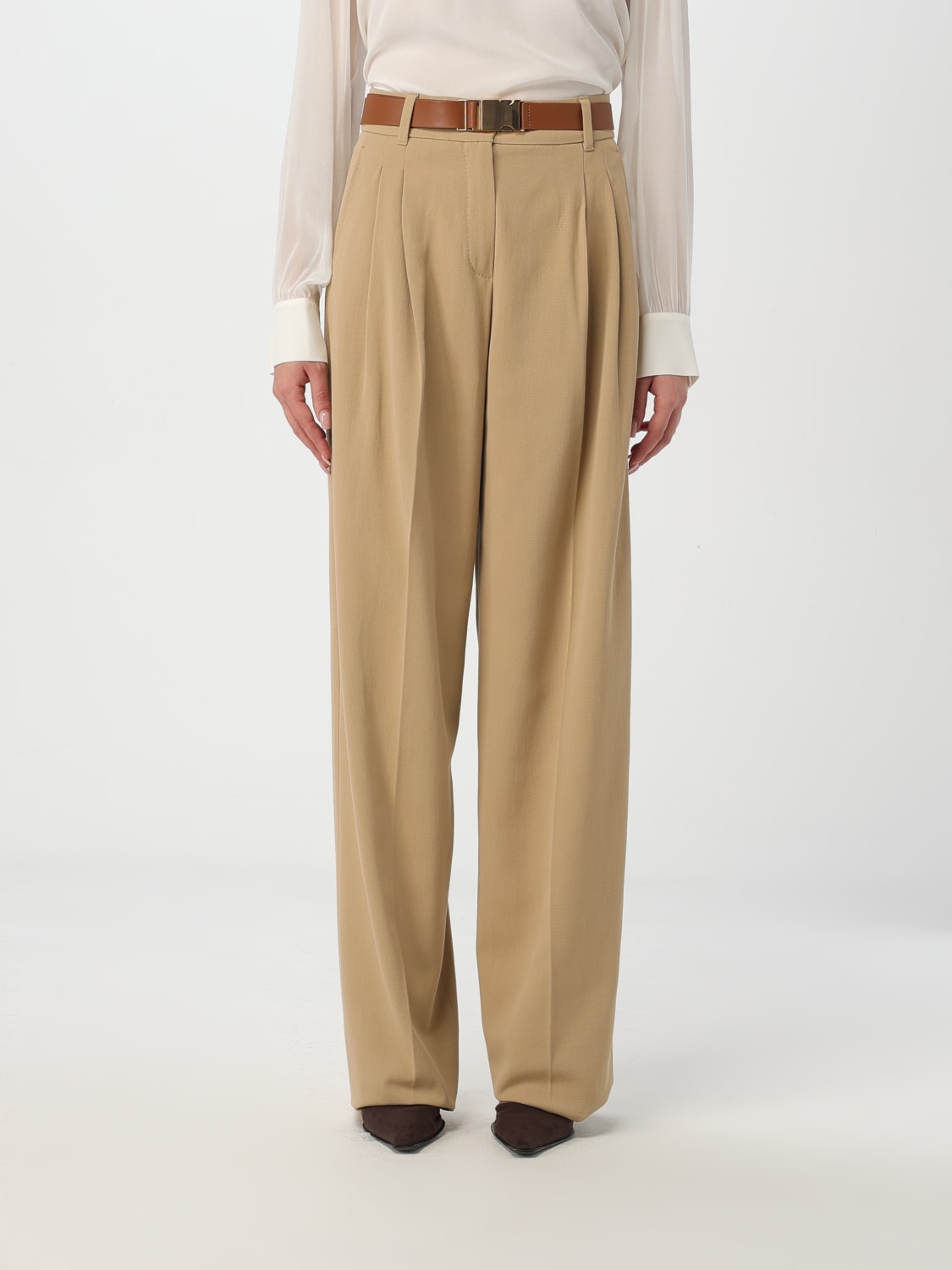 MAX MARA PANTS: Pants woman Max Mara, Beige - Img 1