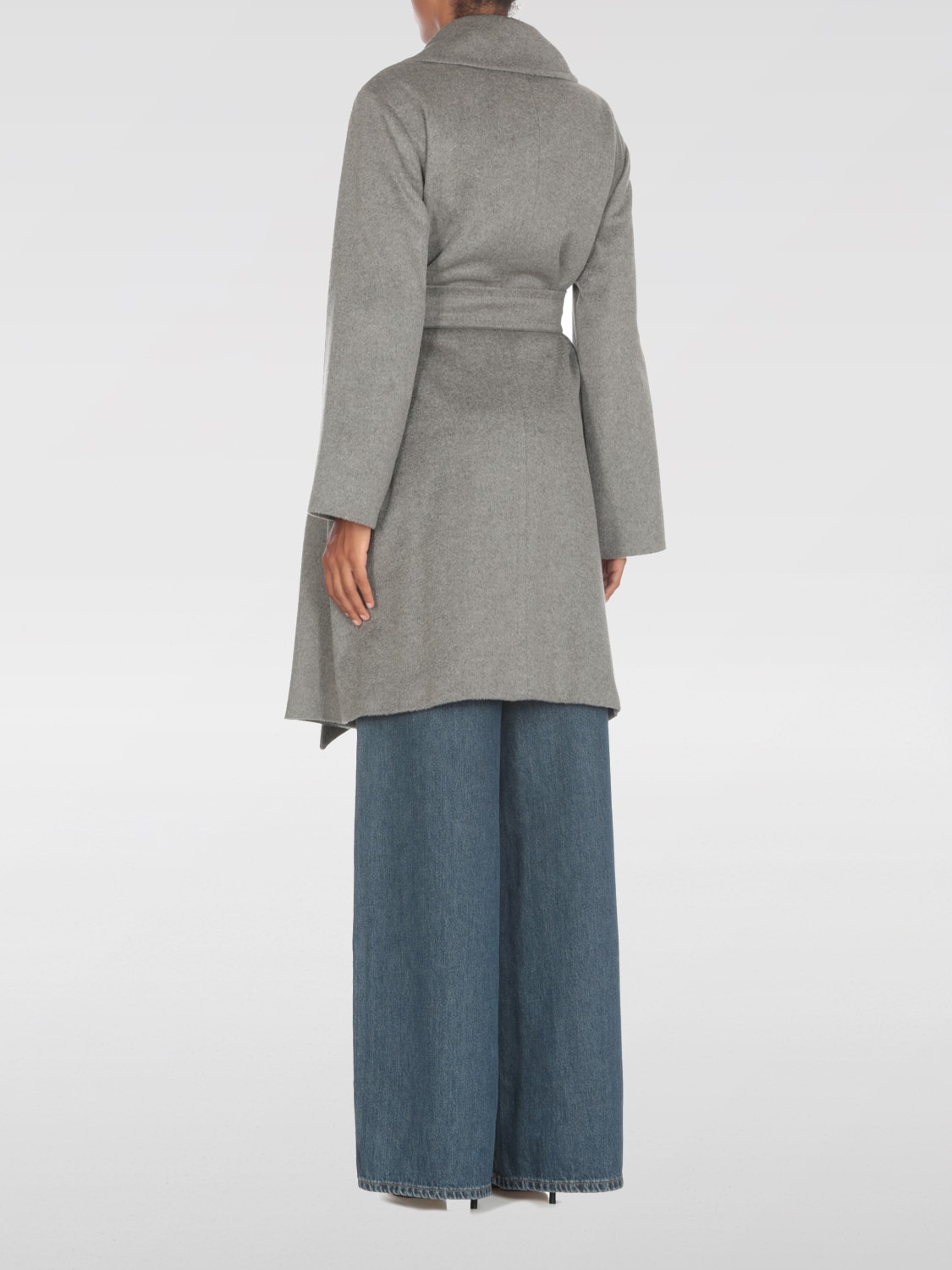 MAX MARA COAT: Coat woman Max Mara, Grey - Img 3