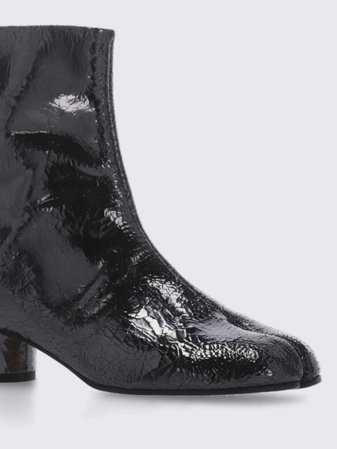 MAISON MARGIELA FLAT ANKLE BOOTS: Boots woman Maison Margiela, Black - Img 4