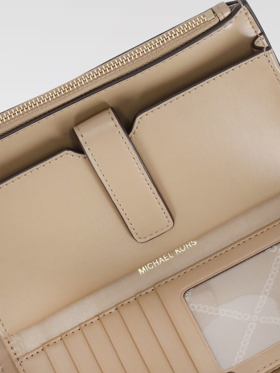 MICHAEL KORS WALLET: Mini bag woman Michael Kors, Beige - Img 4