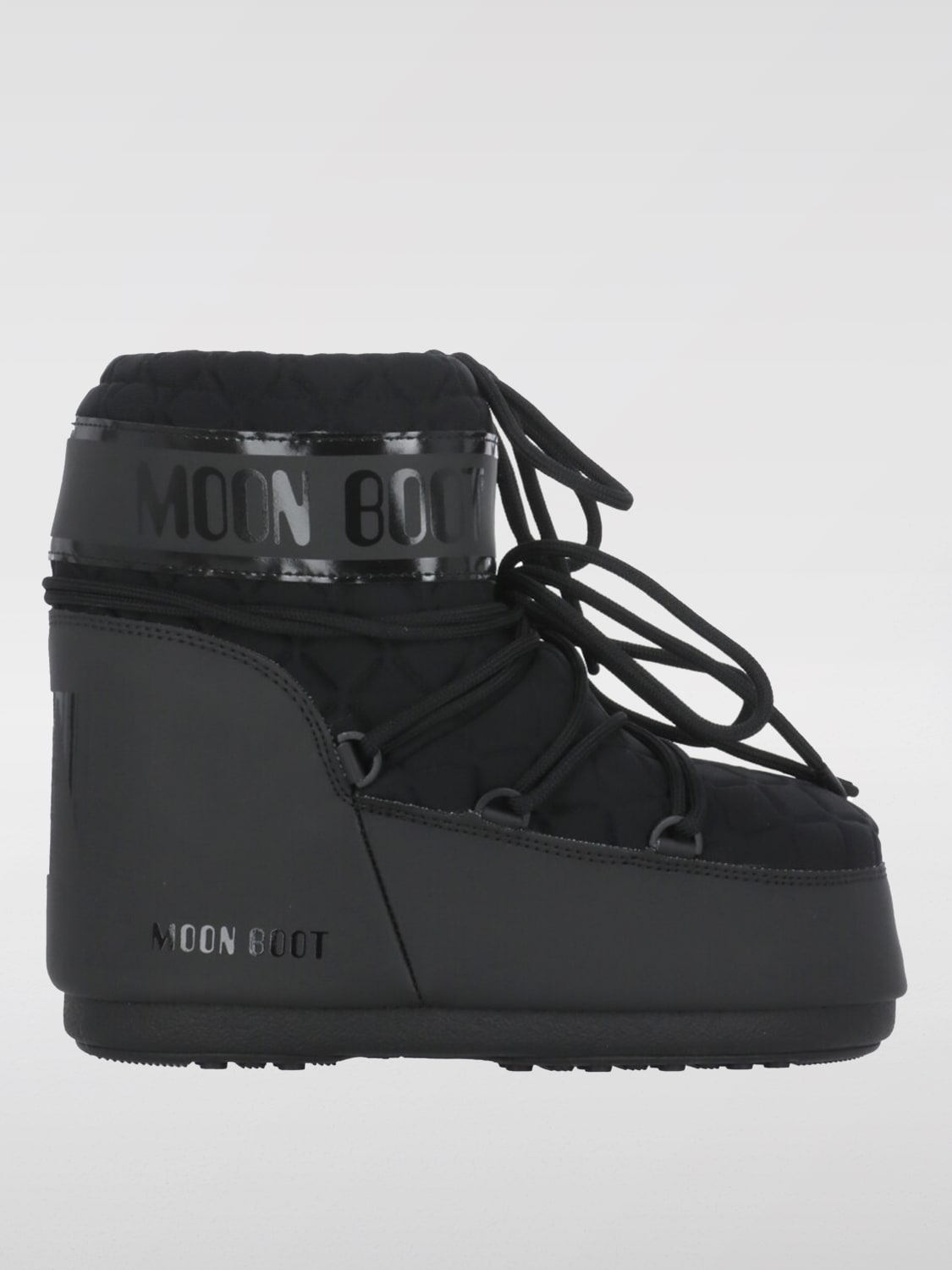 Giglio Stivaletto da neve Icon Moon Boot in nylon trapuntato e pelle sintetica