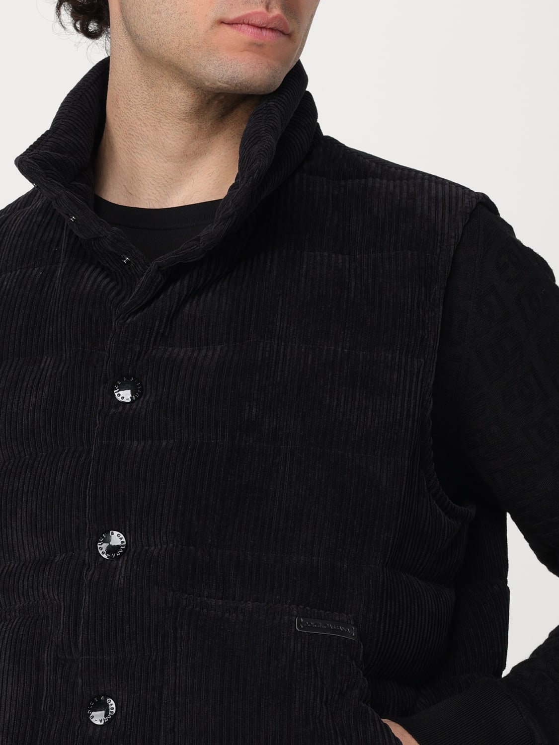 DOLCE & GABBANA SUIT VEST: Jacket men Dolce & Gabbana, Black - Img 5