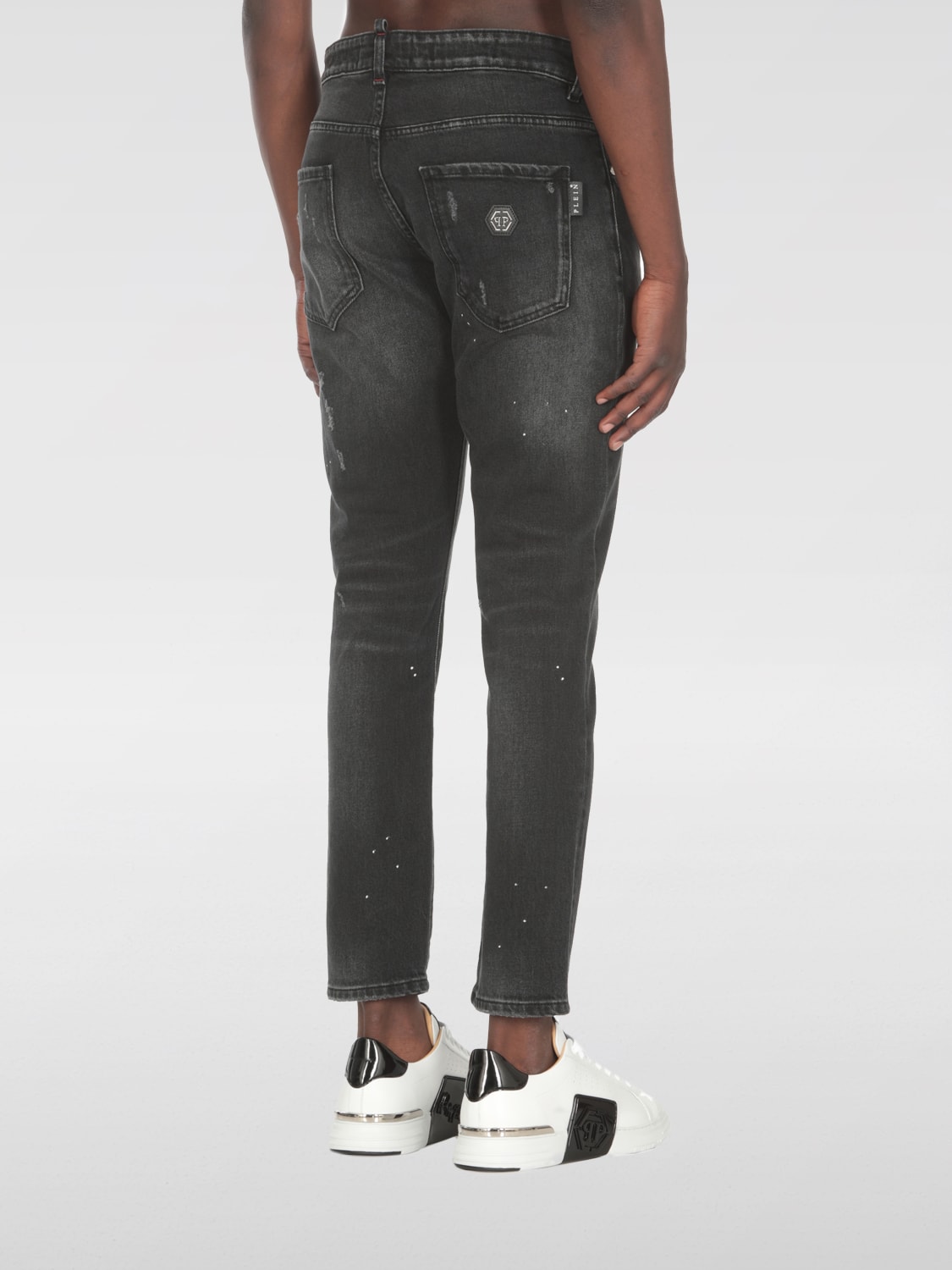 PHILIPP PLEIN JEANS: Jeans men Philipp Plein, Black - Img 3