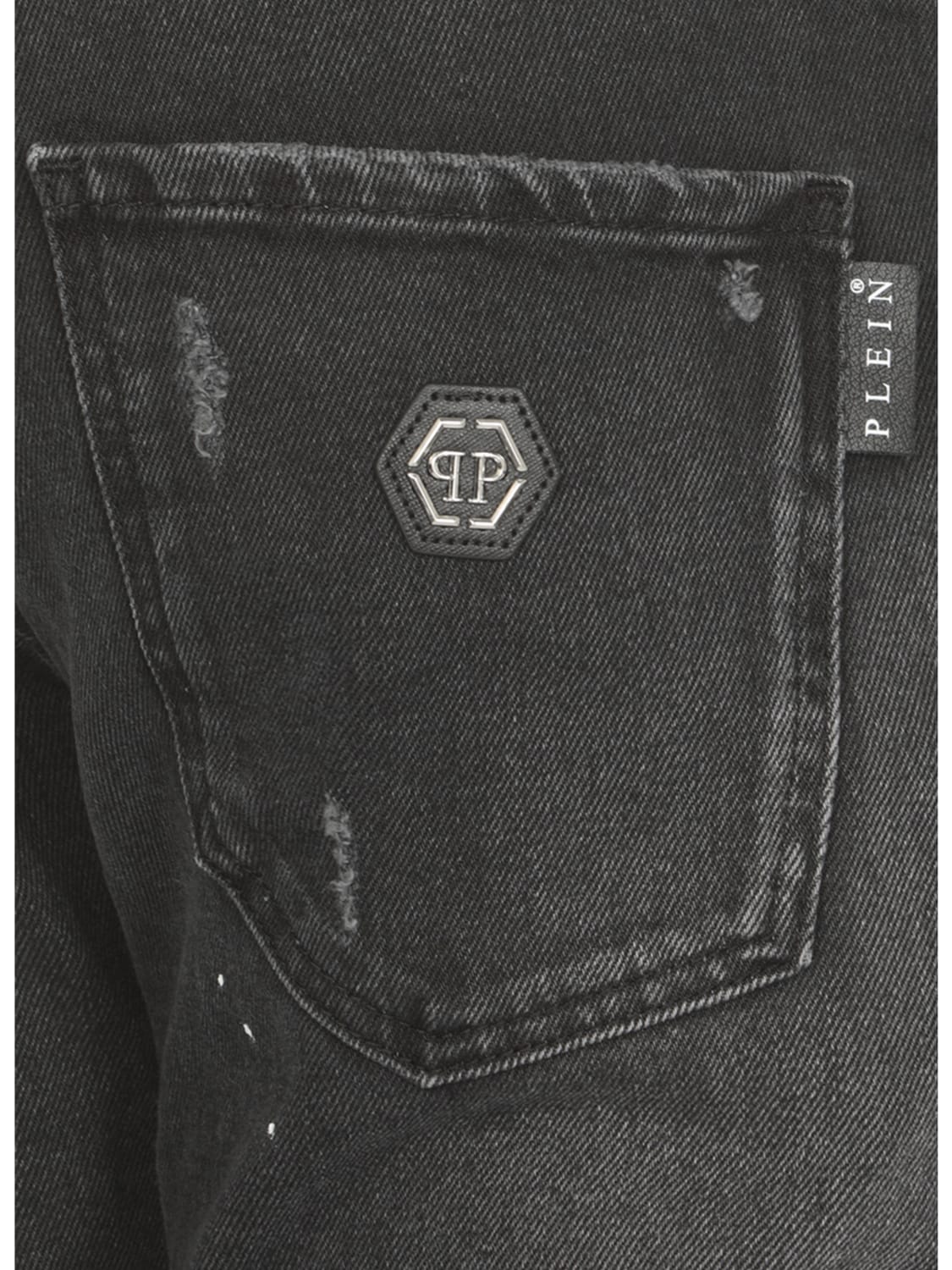 PHILIPP PLEIN JEANS: Jeans men Philipp Plein, Black - Img 4