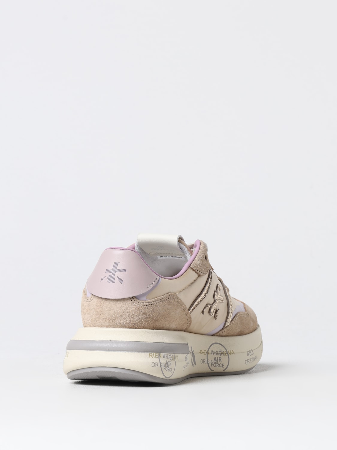 PREMIATA SNEAKERS: Sneakers Cassie Premiata in camoscio e nylon , Rosa - Img 3