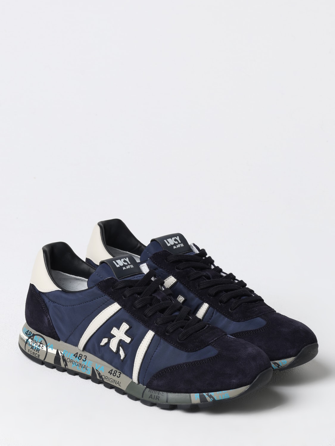 PREMIATA: Sneakers men - Blue | Premiata sneakers LUCY