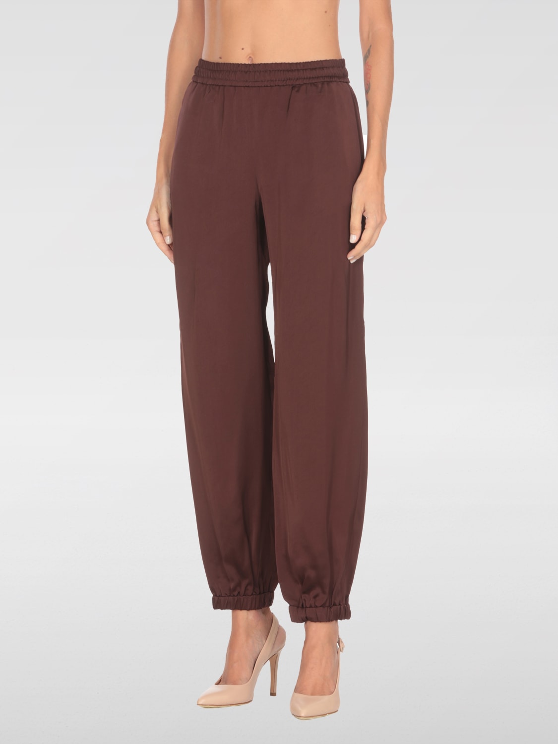 FABIANA FILIPPI PANTS: Pants woman Fabiana Filippi, Burgundy - Img 1