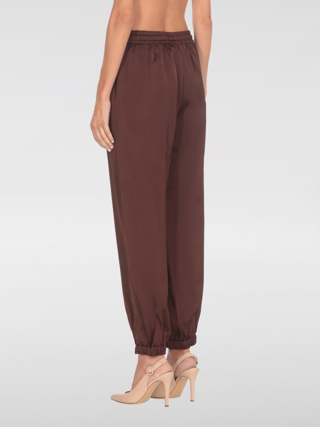 FABIANA FILIPPI PANTS: Pants woman Fabiana Filippi, Burgundy - Img 2