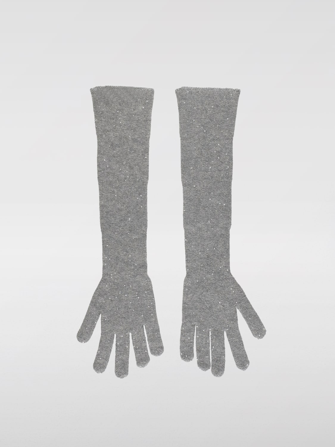 FABIANA FILIPPI GUANTES: Guantes mujer Fabiana Filippi, Gris - Img 2