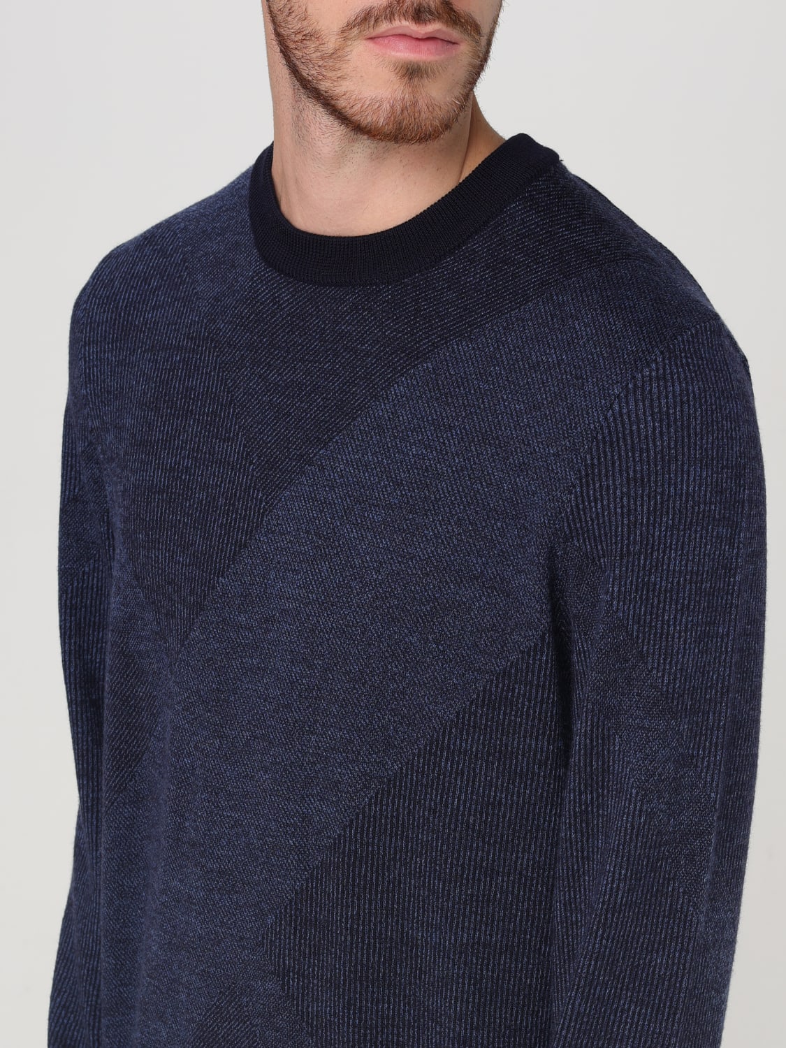 BOSS SWEATER: Sweater men Boss, Black - Img 3