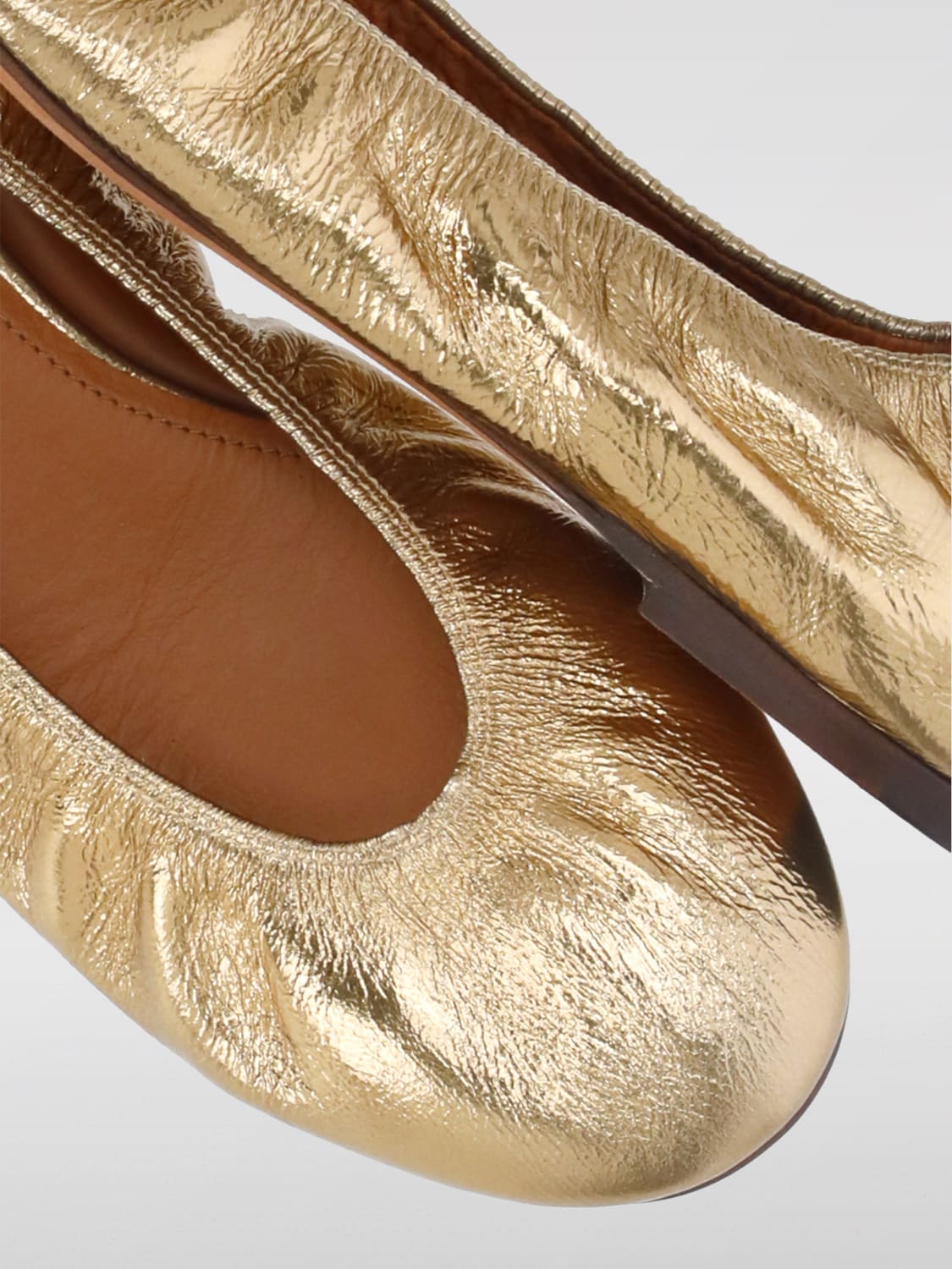 LANVIN BALLET FLATS: Shoes woman Lanvin, Gold - Img 3