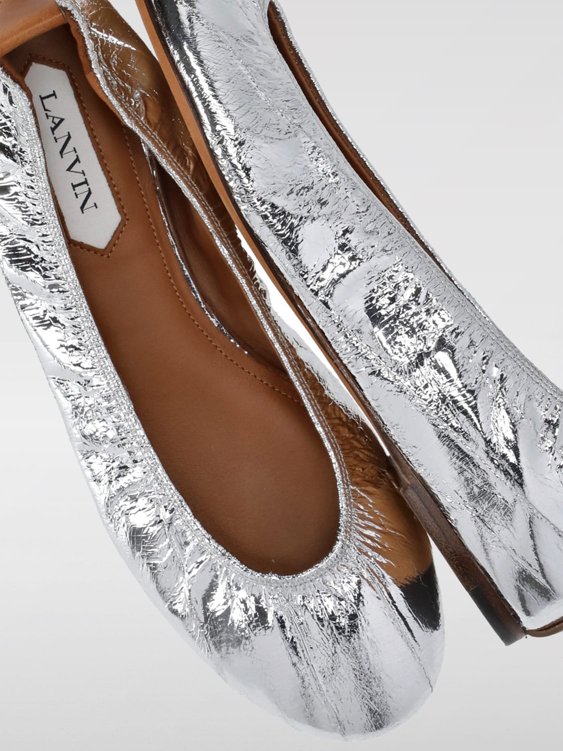 LANVIN BALLET FLATS: Shoes woman Lanvin, Silver - Img 3