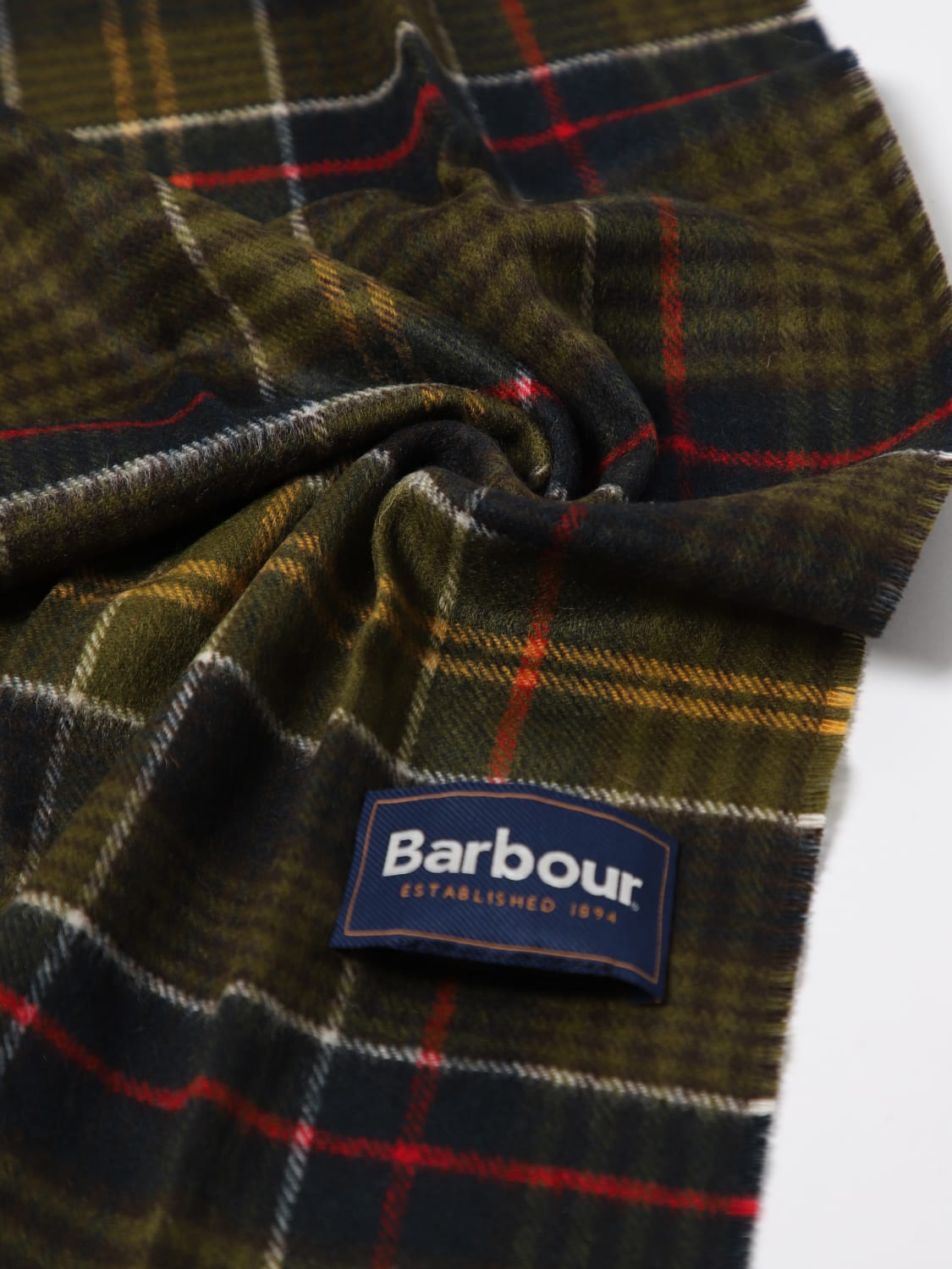 BARBOUR SCARF: Scarf men Barbour, Green - Img 3