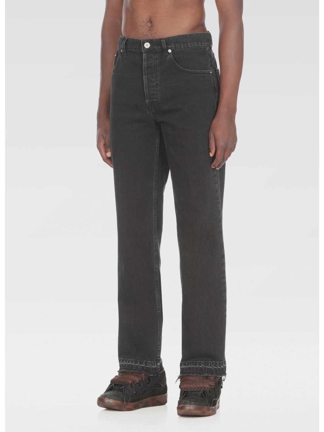 LANVIN JEANS: Pantalon homme Lanvin, Noir - Img 3