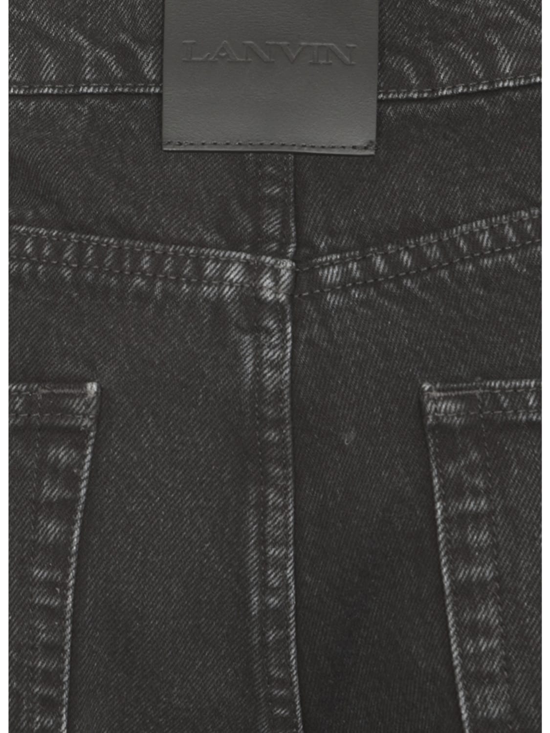 LANVIN JEANS: Pantalon homme Lanvin, Noir - Img 4