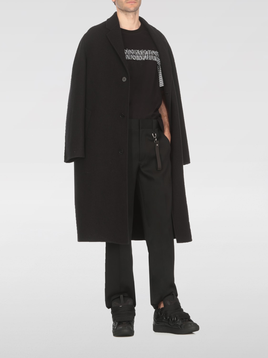 LANVIN PANTS: Pants men Lanvin, Black - Img 2