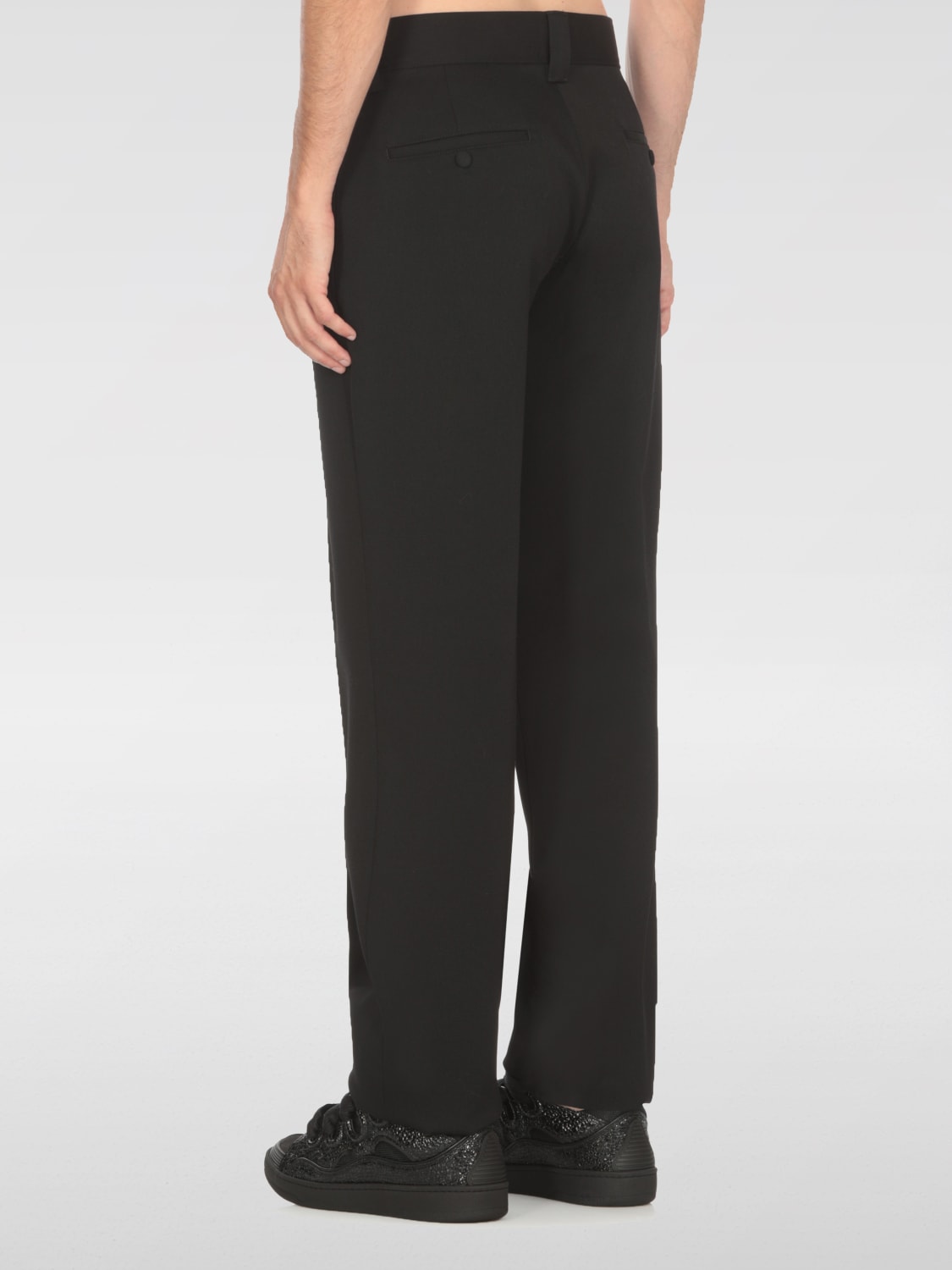 LANVIN PANTS: Pants men Lanvin, Black - Img 3