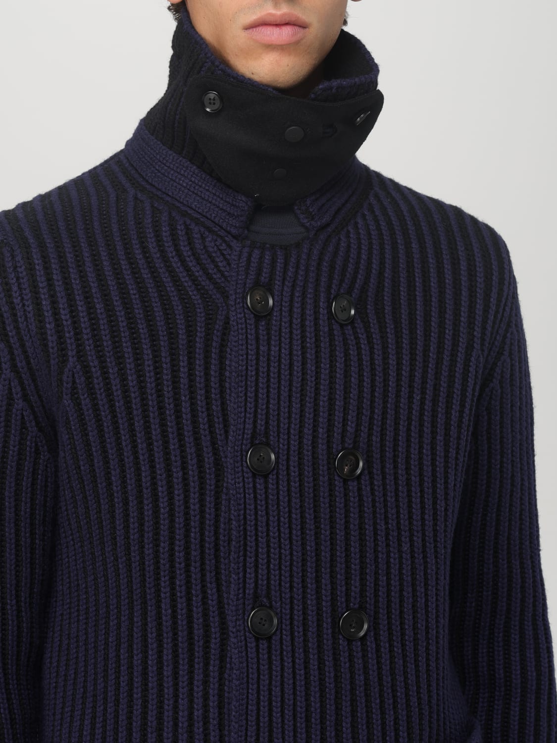 ADD STRICKJACKE: Blazer herren Add, Blau - Img 4