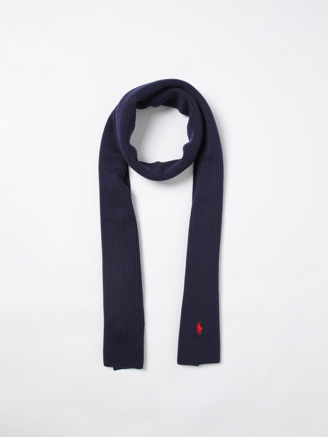 POLO RALPH LAUREN SCARF: Scarf men Polo Ralph Lauren, Blue - Img 2