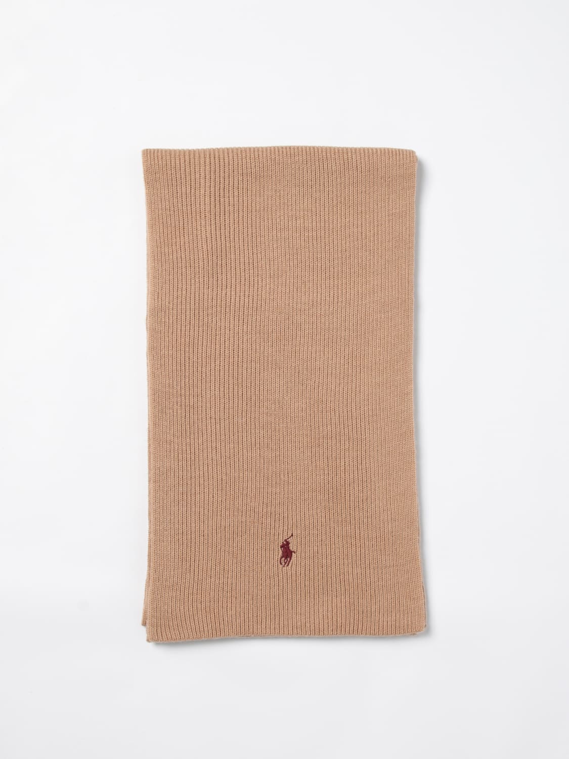 POLO RALPH LAUREN SCARF: Scarf men Polo Ralph Lauren, Brown - Img 1