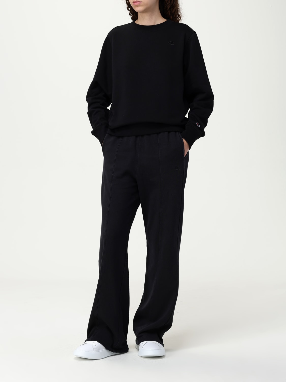 CHAMPION SWEATSHIRT: Sweatshirt woman Champion, Black - Img 2