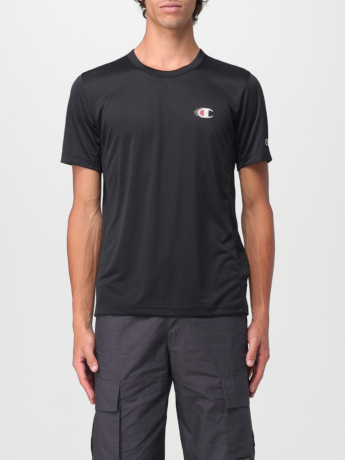 CHAMPION T-SHIRT: T-shirt men Champion, Black - Img 1