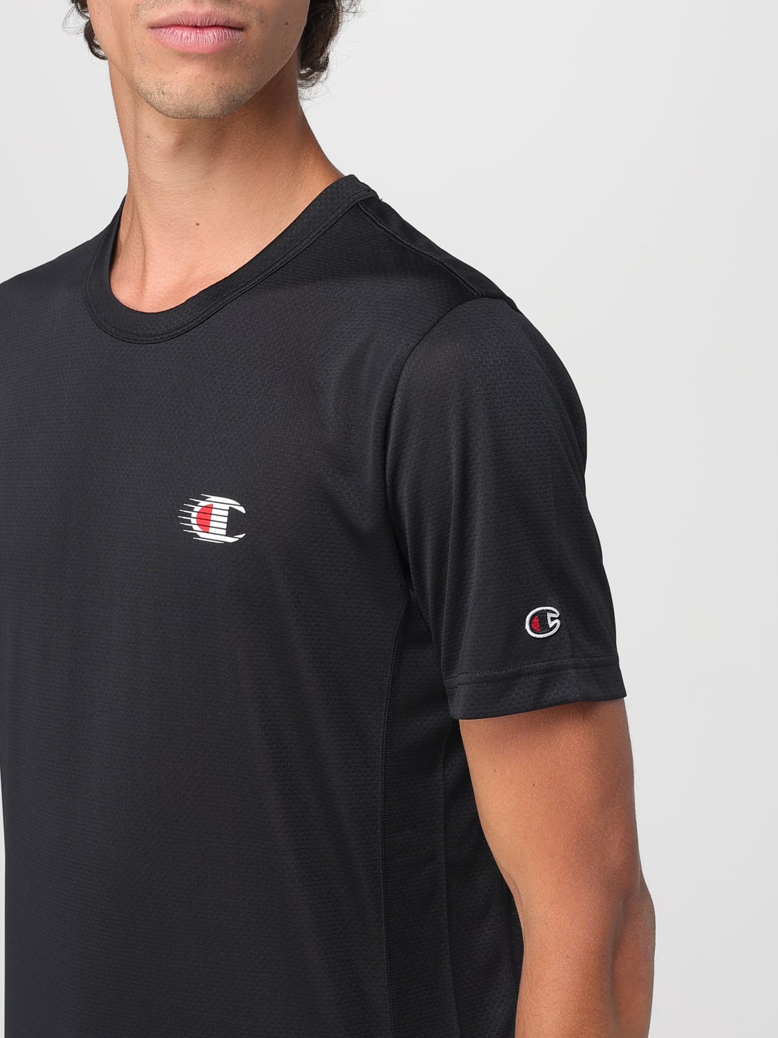 CHAMPION T-SHIRT: T-shirt men Champion, Black - Img 3