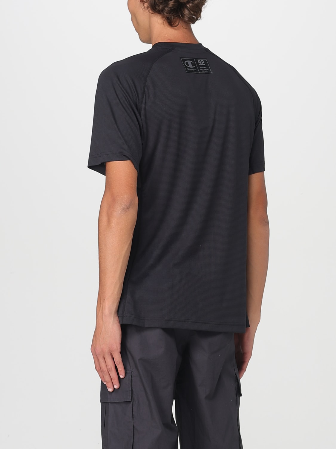 CHAMPION T-SHIRT: T-shirt men Champion, Black - Img 2