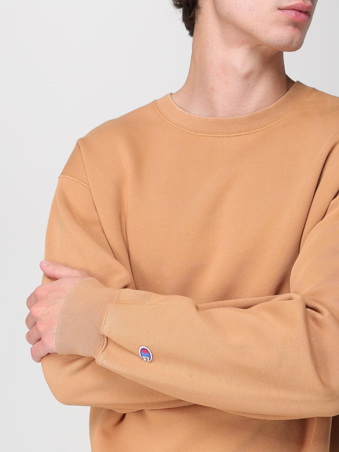 CHAMPION SWEATSHIRT: Sweatshirt men Champion, Orange - Img 4