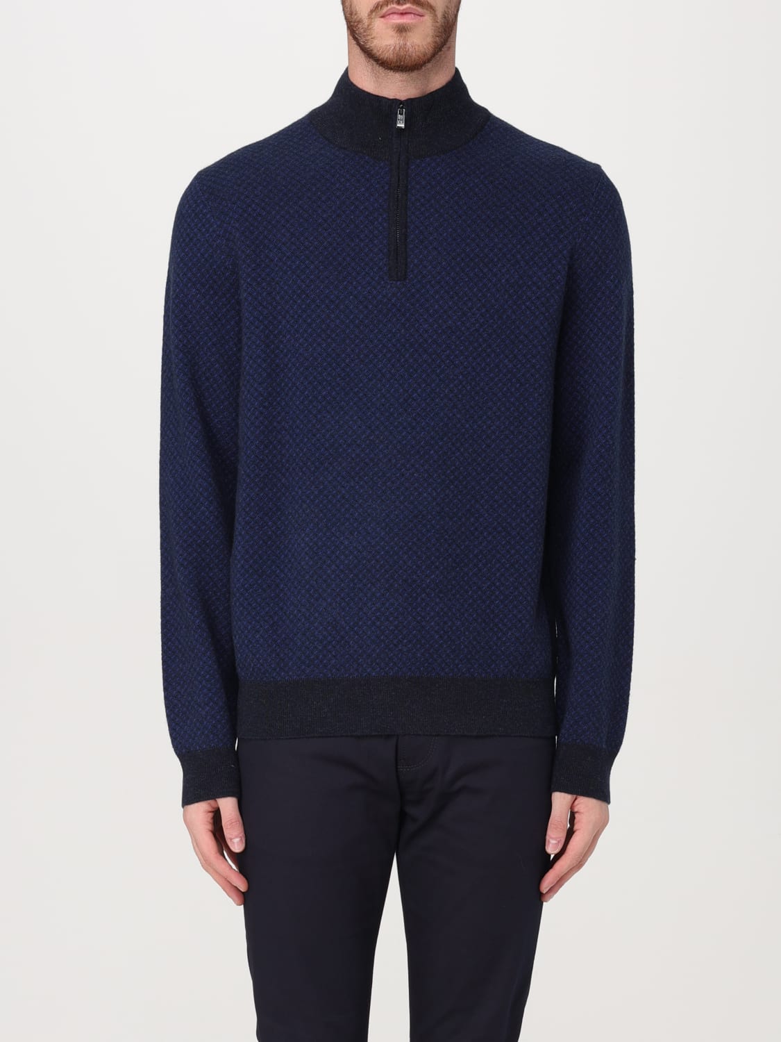 BOSS SWEATER: Sweater men Boss, Blue - Img 1