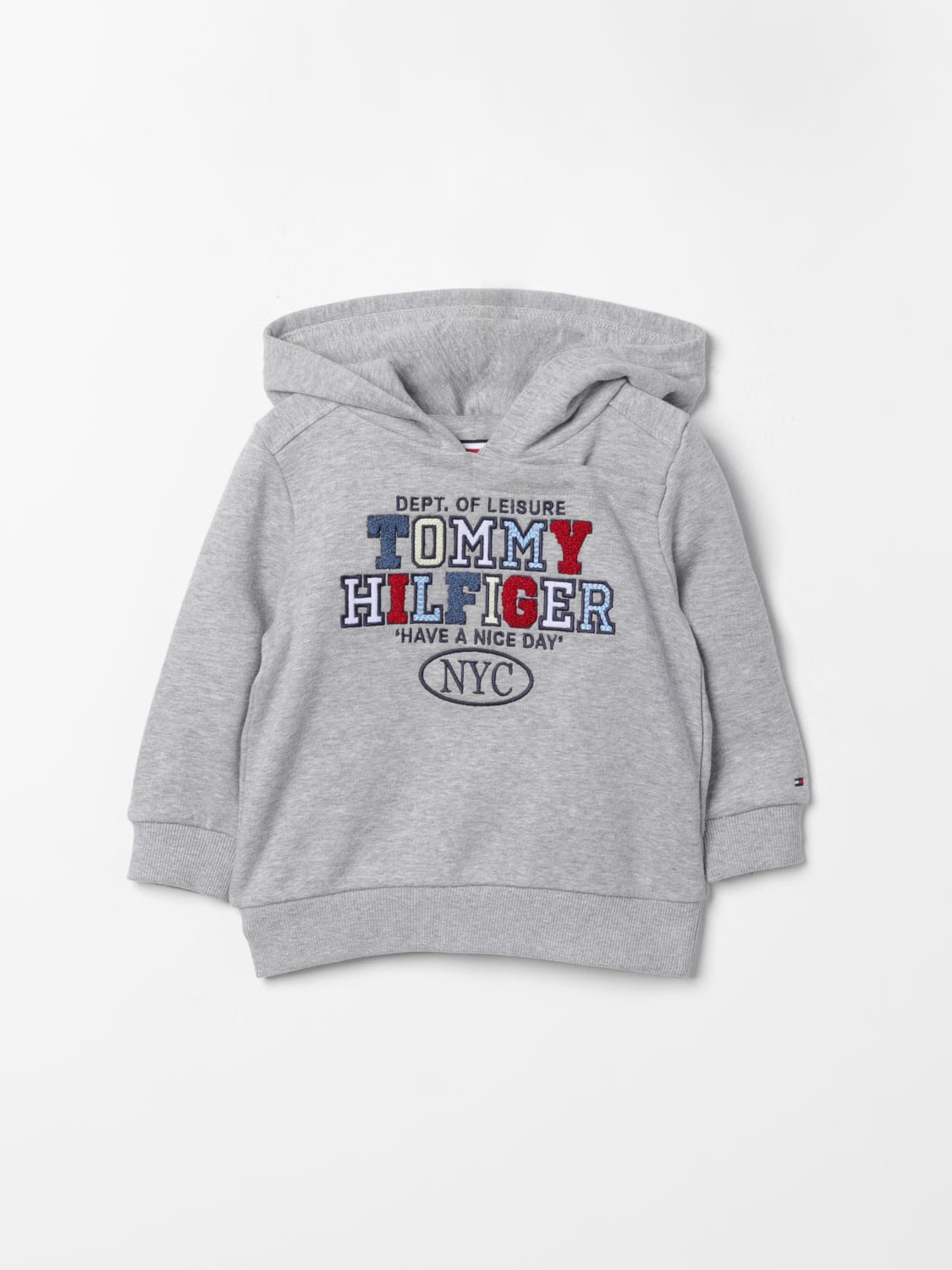 TOMMY HILFIGER PULLOVER: Pullover kinder Tommy Hilfiger, Grau - Img 1