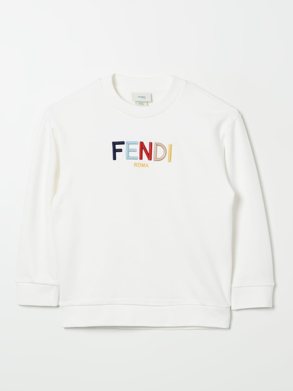 FENDI SWEATER: Sweater kids Fendi, White - Img 1