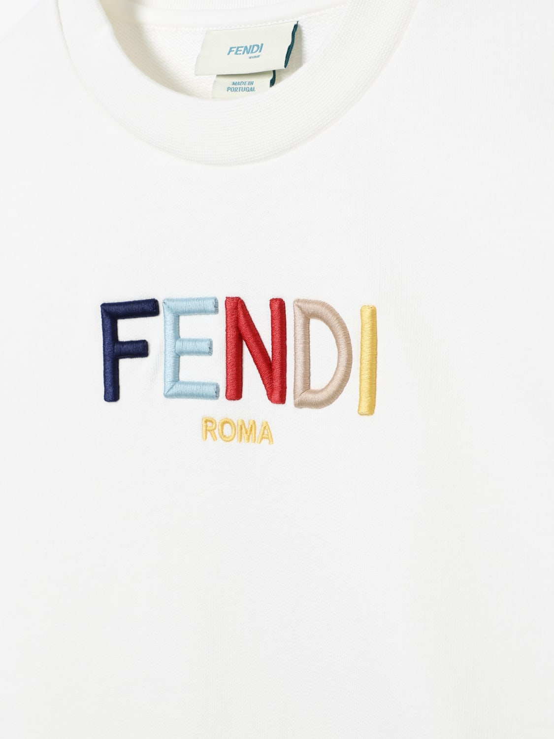 FENDI SWEATER: Sweater kids Fendi, White - Img 3