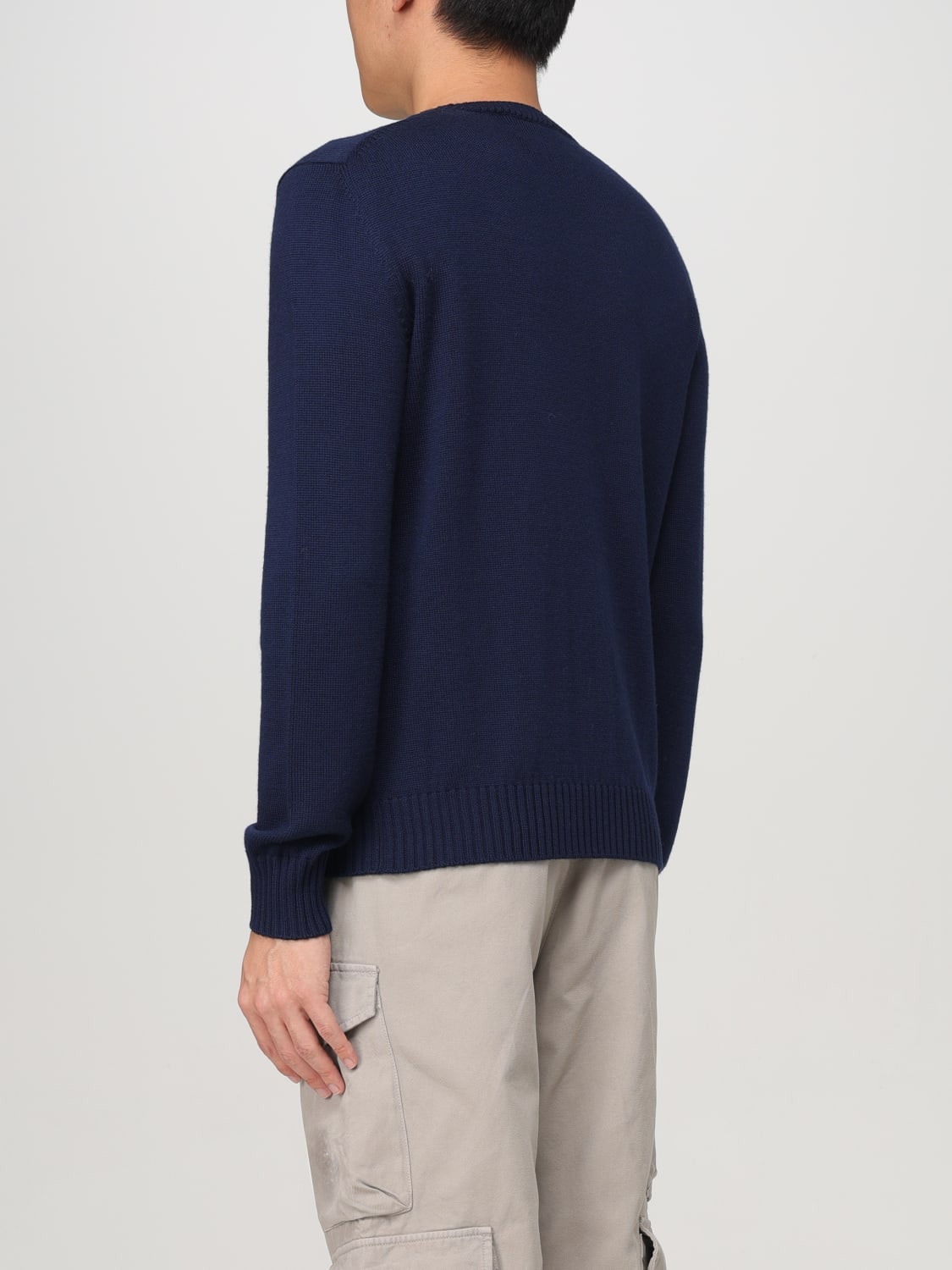 BALLANTYNE SWEATER: Sweater men Ballantyne, Blue - Img 2