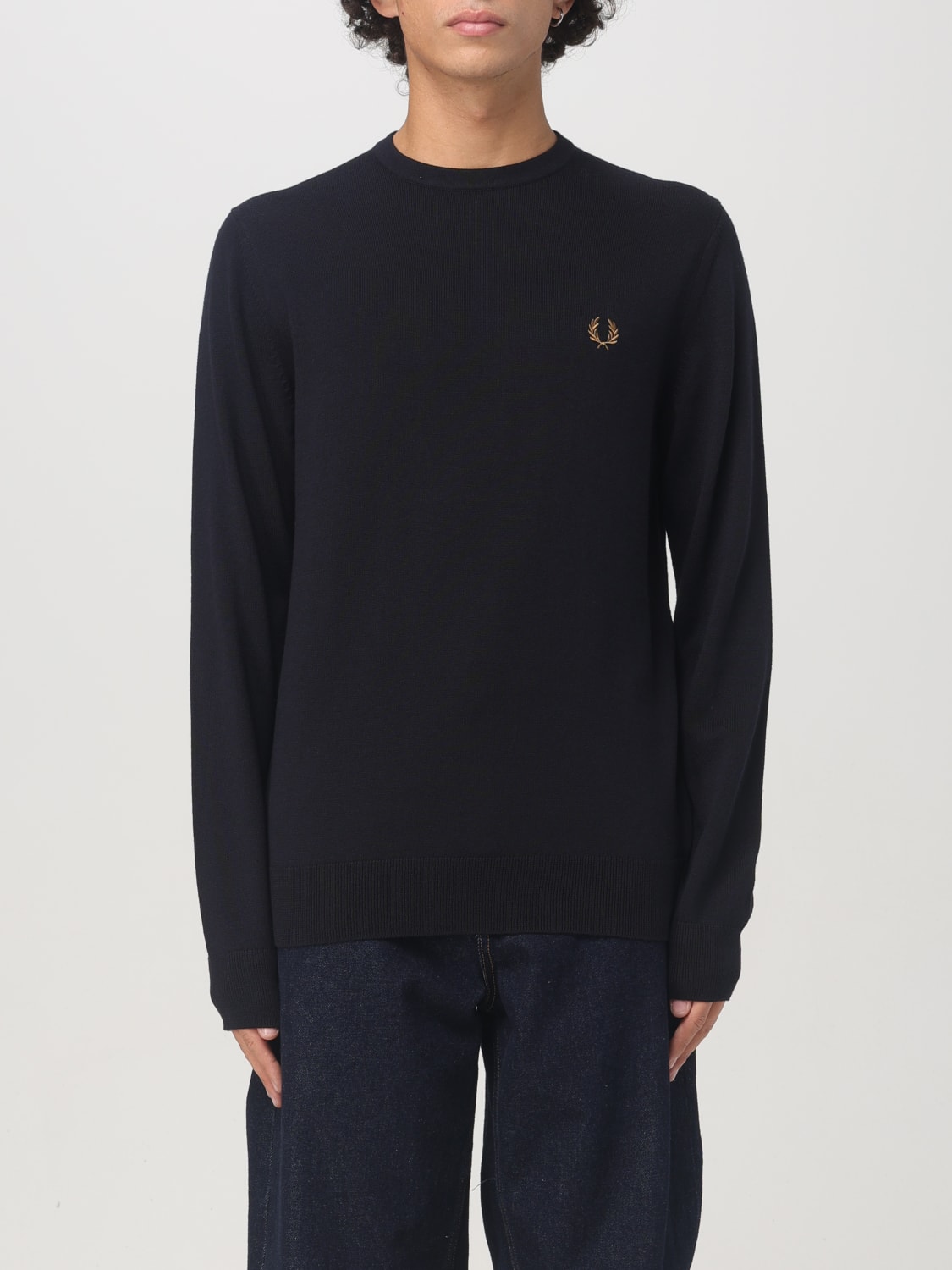 FRED PERRY PULLOVER: Pullover herren Fred Perry, Blau - Img 1