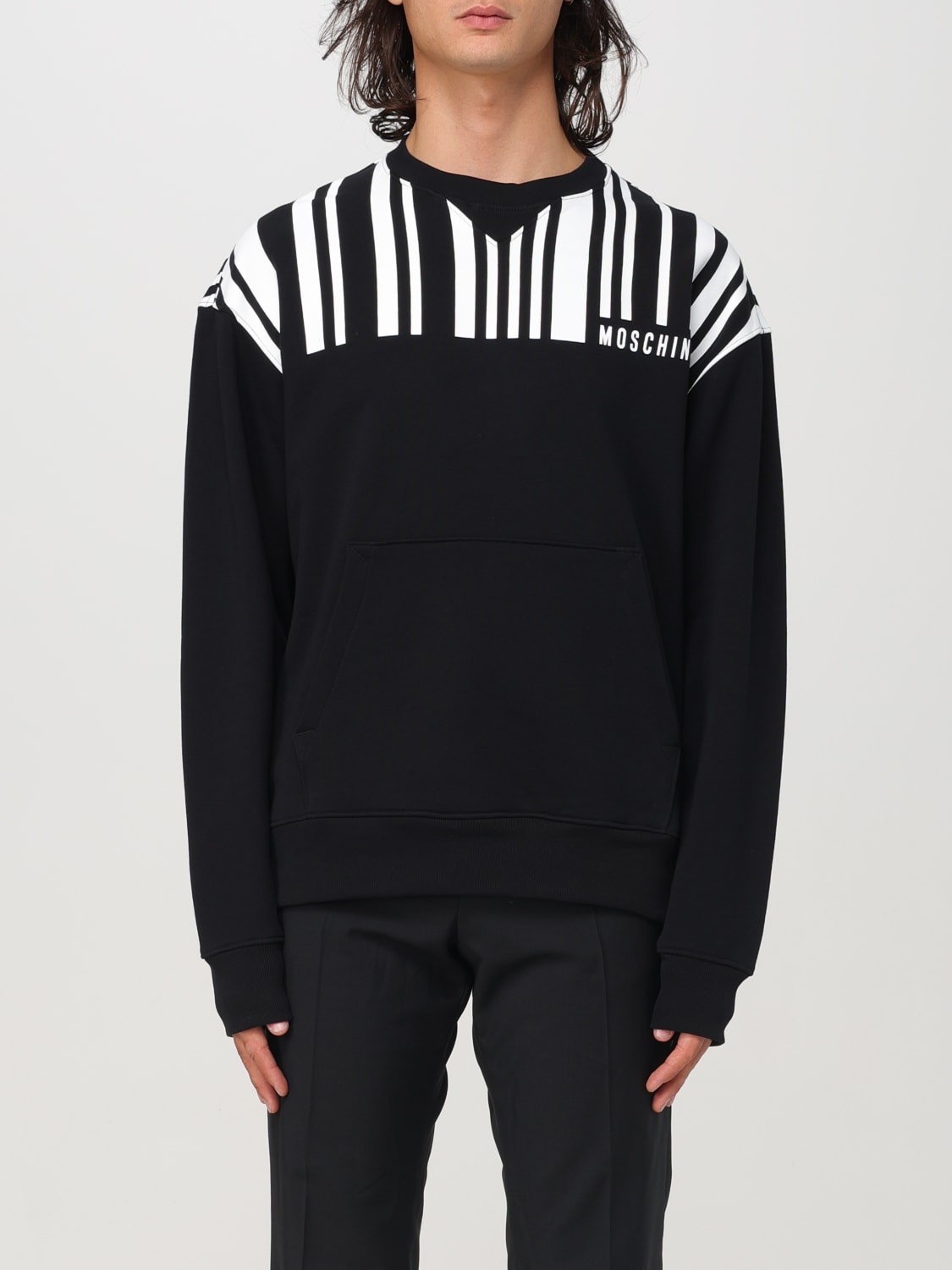 MOSCHINO COUTURE SWEATSHIRT: Pullover herren Moschino Couture, Schwarz - Img 1