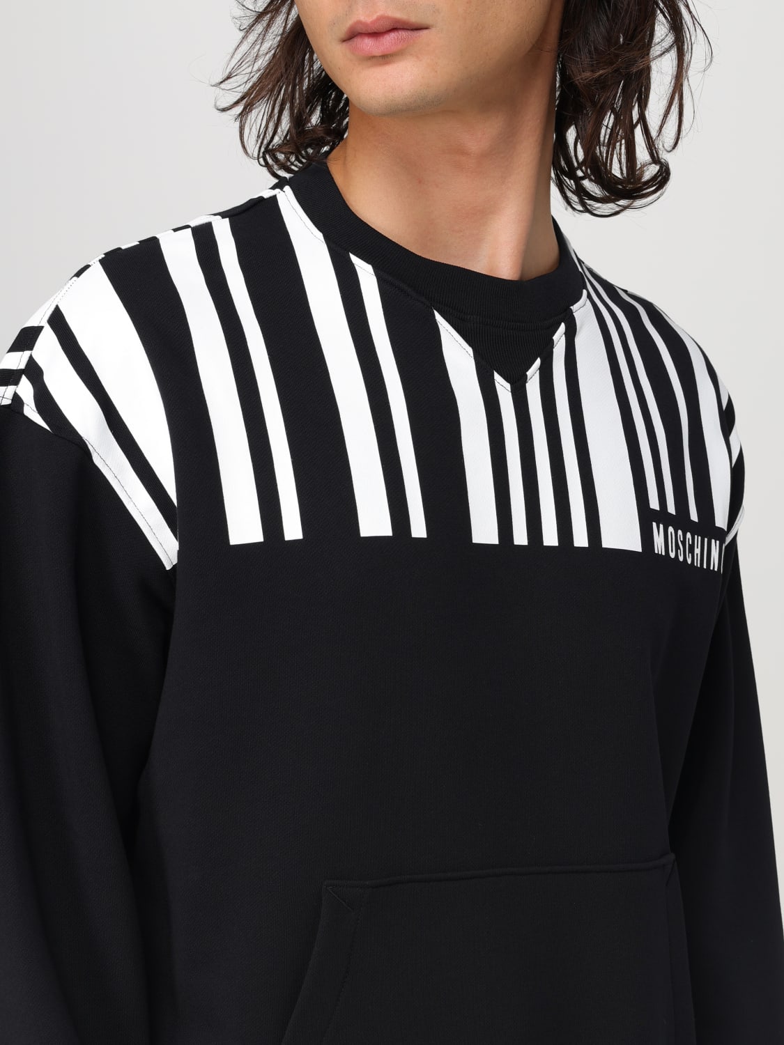 MOSCHINO COUTURE SWEATSHIRT: Pullover herren Moschino Couture, Schwarz - Img 5