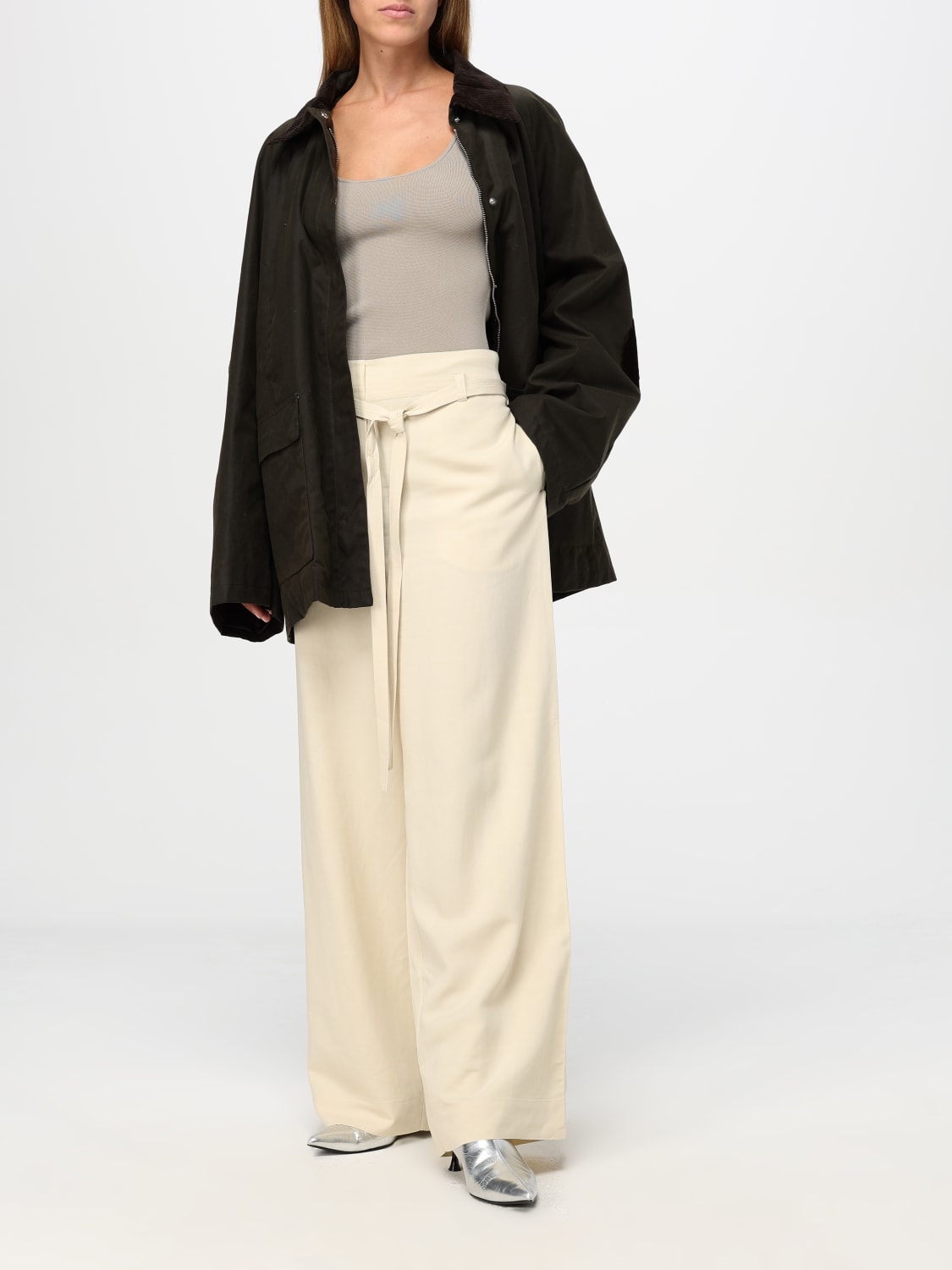 ジャケット TOTEME Woman Jacket Green 244WRO4722FB0320 032 TOTEME: Jacket woman - Green | Toteme jacket