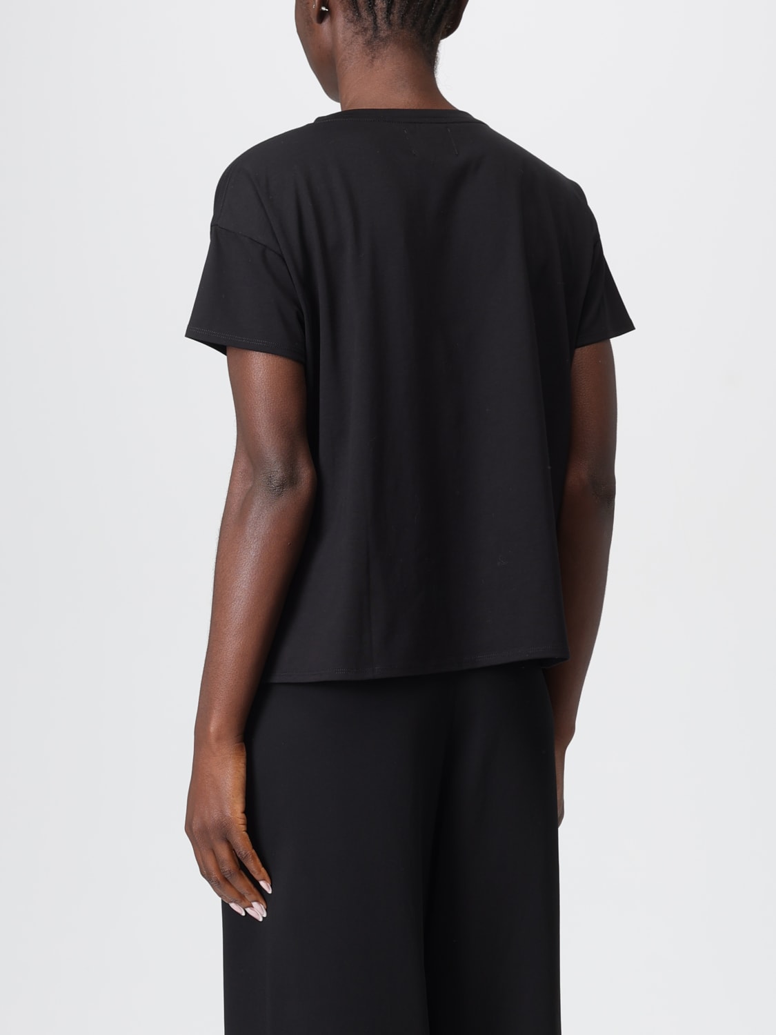 LOU LOU STUDIO T-SHIRTS: T-shirt basic in cotone Lou Lou Studio, Nero - Img 2