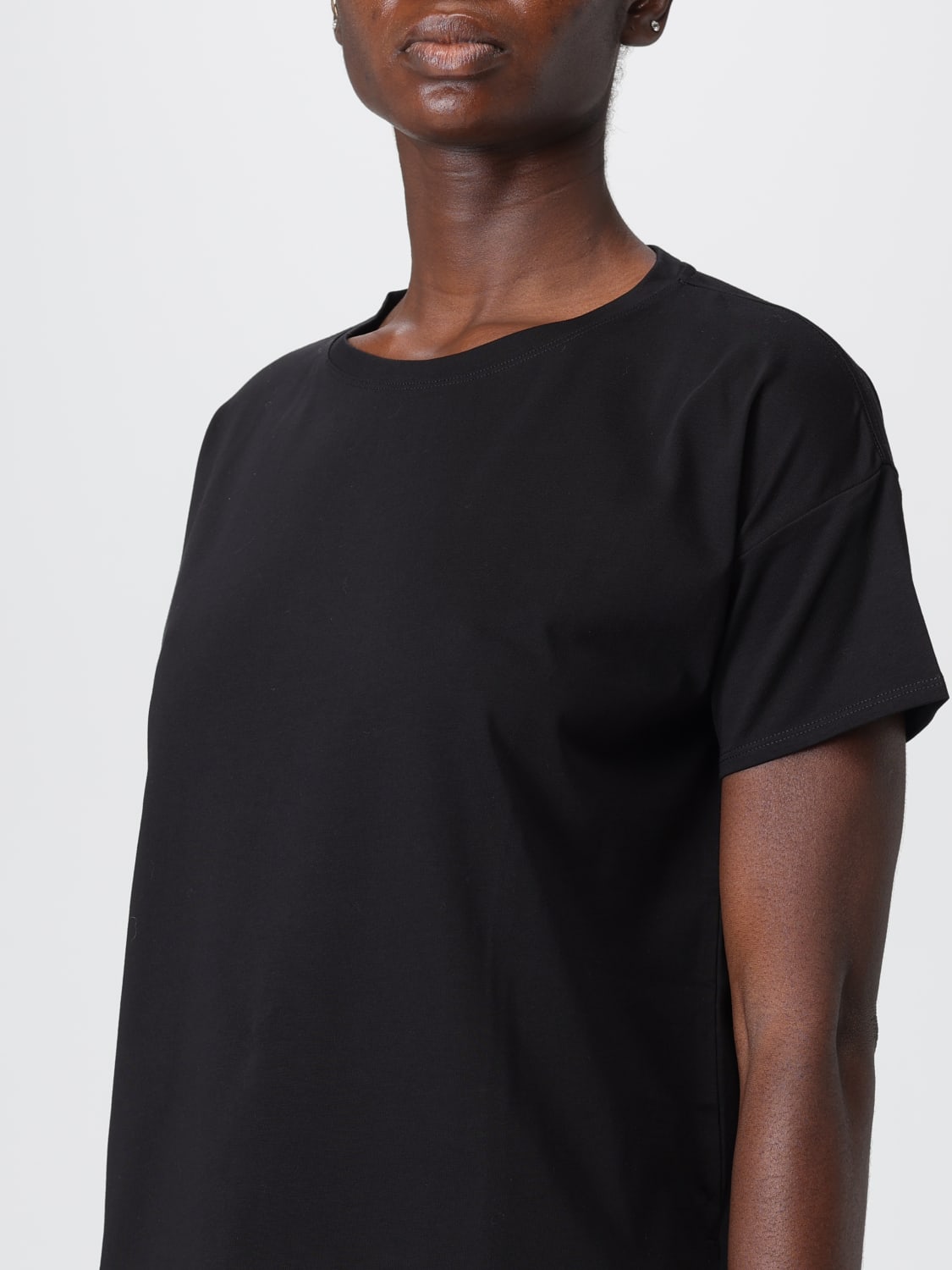LOU LOU STUDIO T-SHIRTS: T-shirt basic in cotone Lou Lou Studio, Nero - Img 3