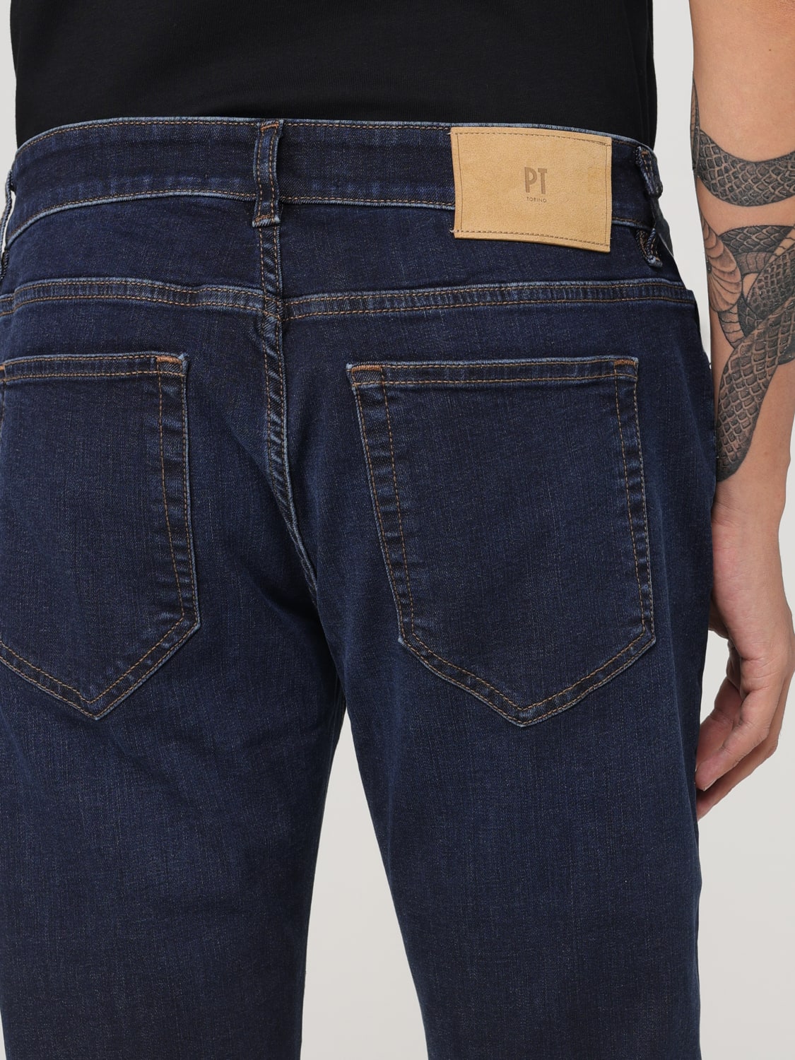 PT TORINO JEANS: Jeans men Pt Torino, Blue - Img 3