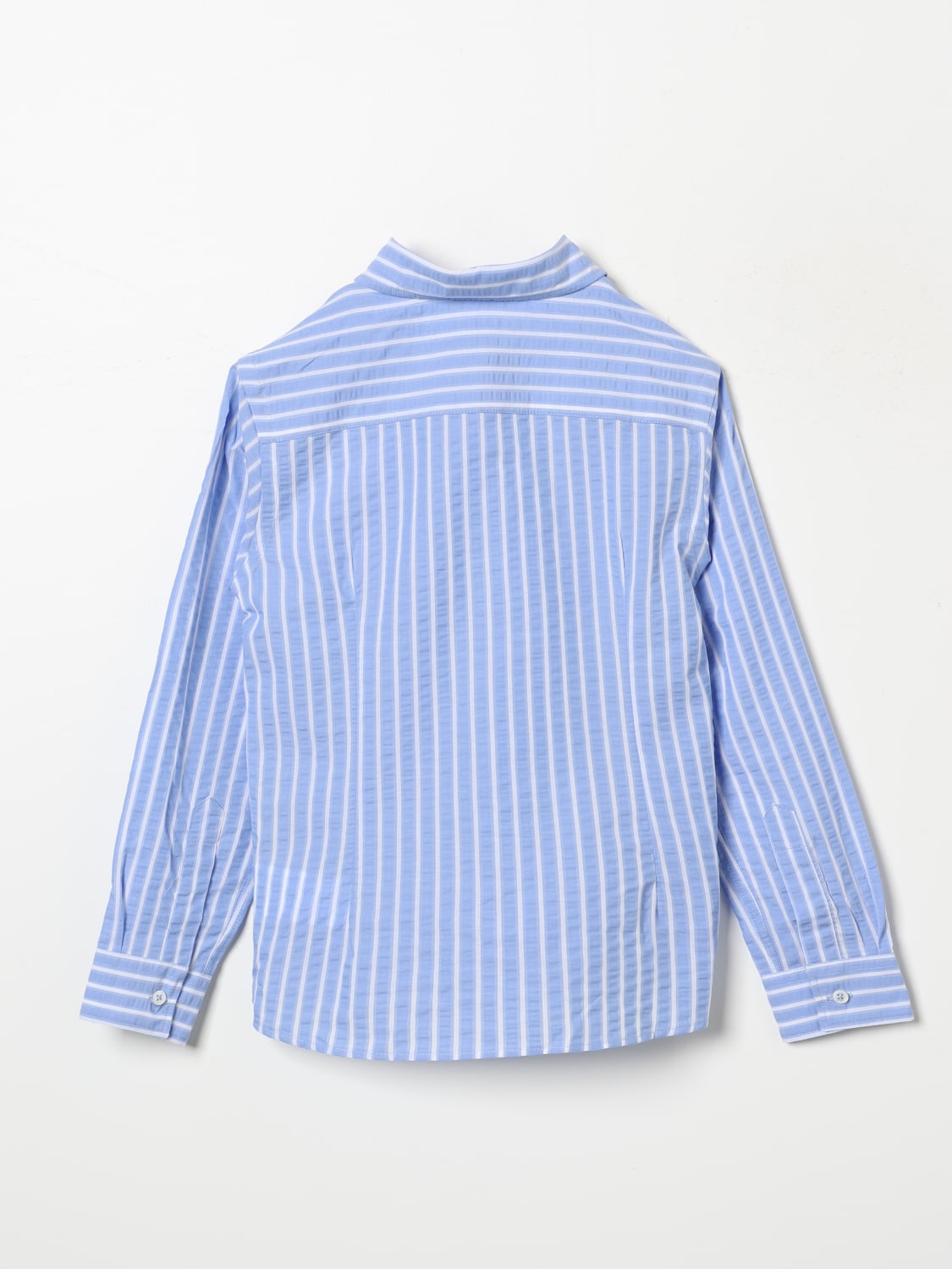 PAOLO PECORA CAMICIA: Camicia Paolo Pecora in cotone a righe , Azzurro - Img 2