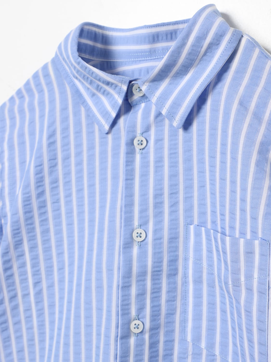 PAOLO PECORA CAMICIA: Camicia Paolo Pecora in cotone a righe , Azzurro - Img 3