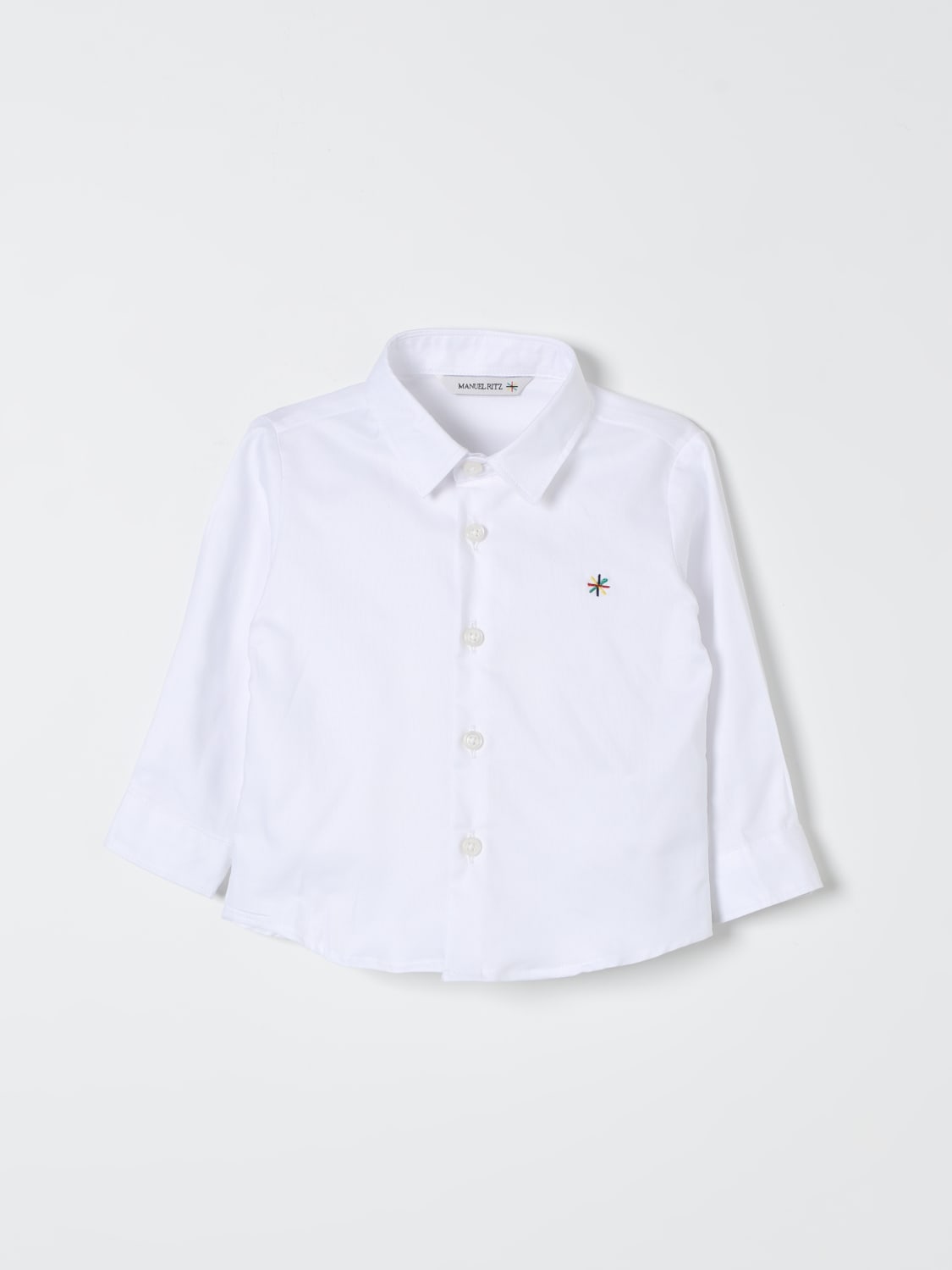 MANUEL RITZ SHIRT: Shirt kids Manuel Ritz, White - Img 1