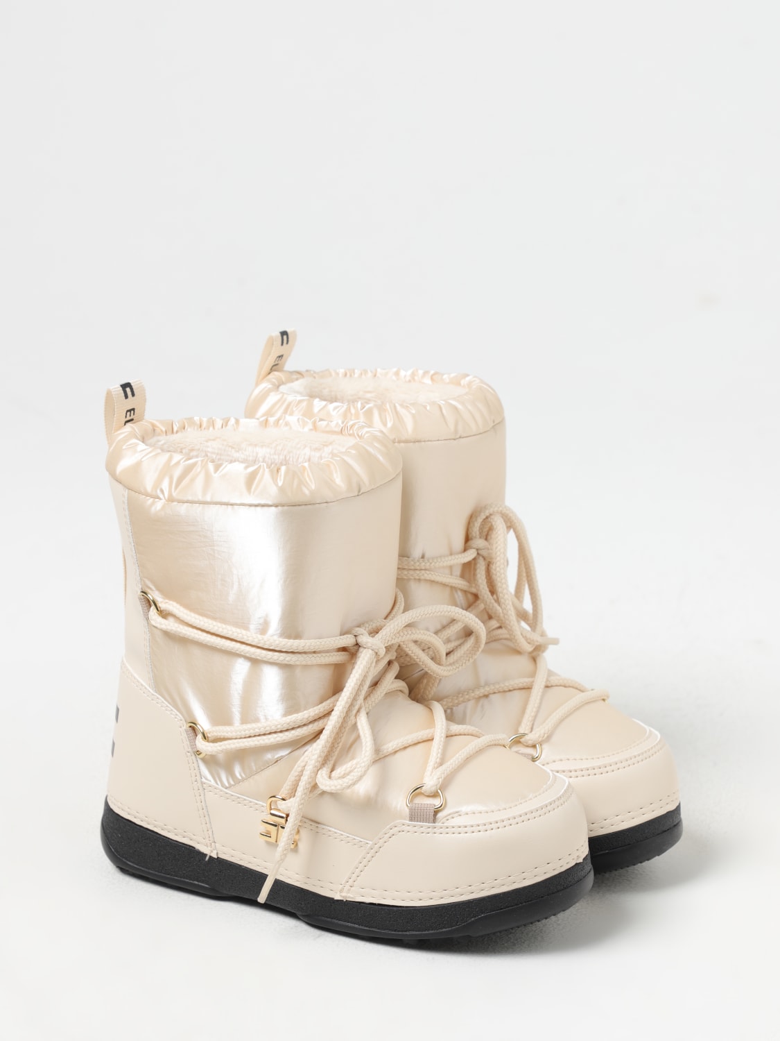 ELISABETTA FRANCHI LA MIA BAMBINA SHOES: Shoes kids Elisabetta Franchi La Mia Bambina, Yellow Cream - Img 2