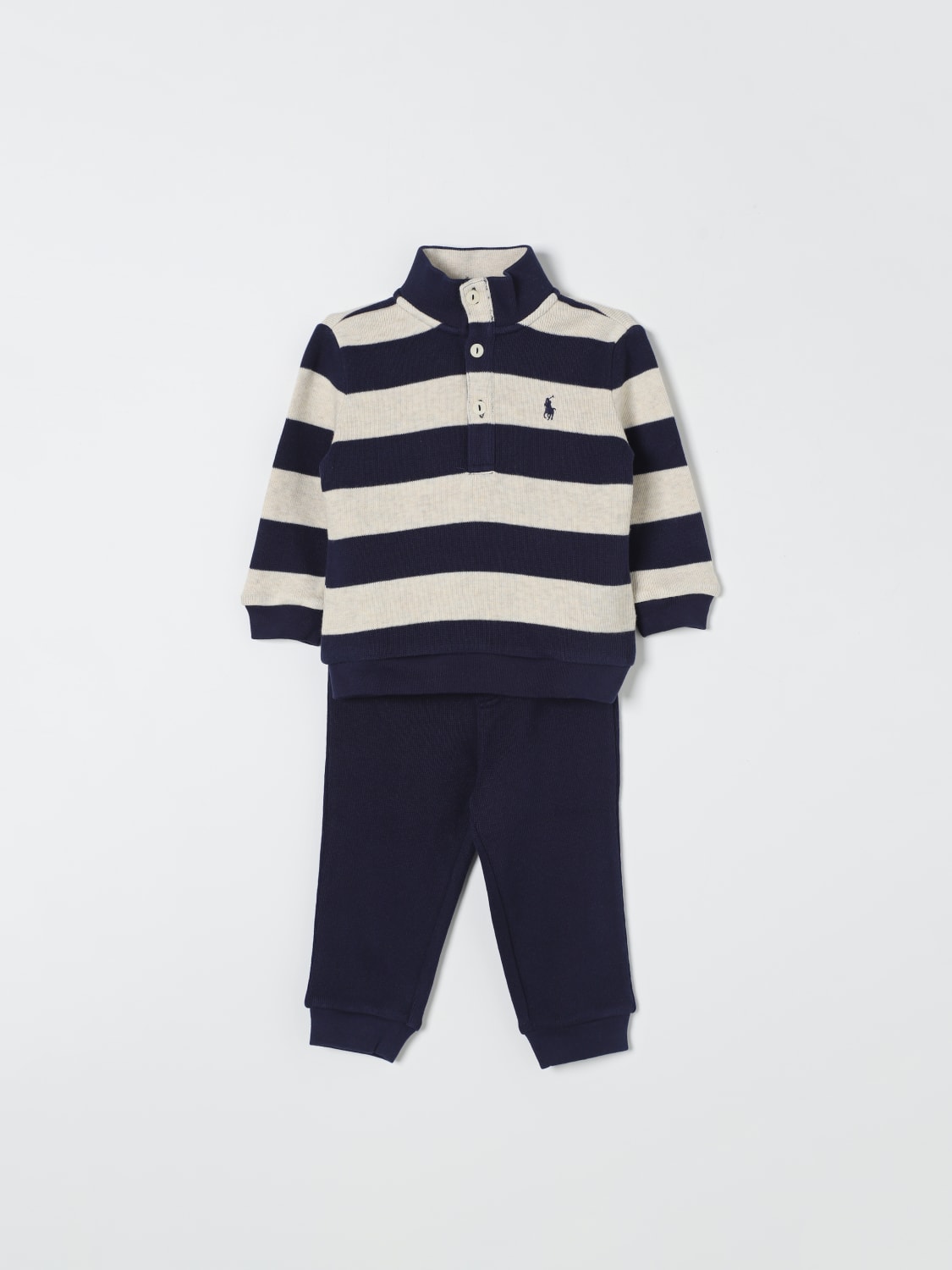 POLO RALPH LAUREN JUMPSUIT: Jumpsuit kids Polo Ralph Lauren, Blue - Img 1