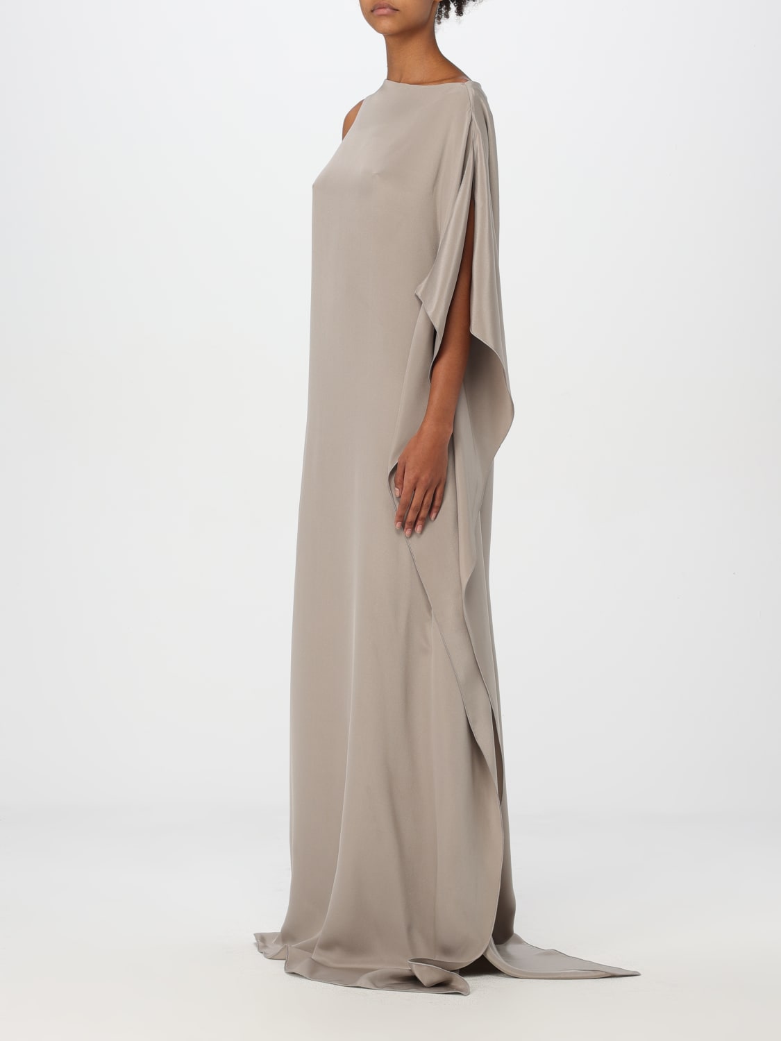 MAX MARA: Abito in seta - Grigio | Abito Max Mara MAX MARA: Abito in seta - Grigio | Abito Max Mara