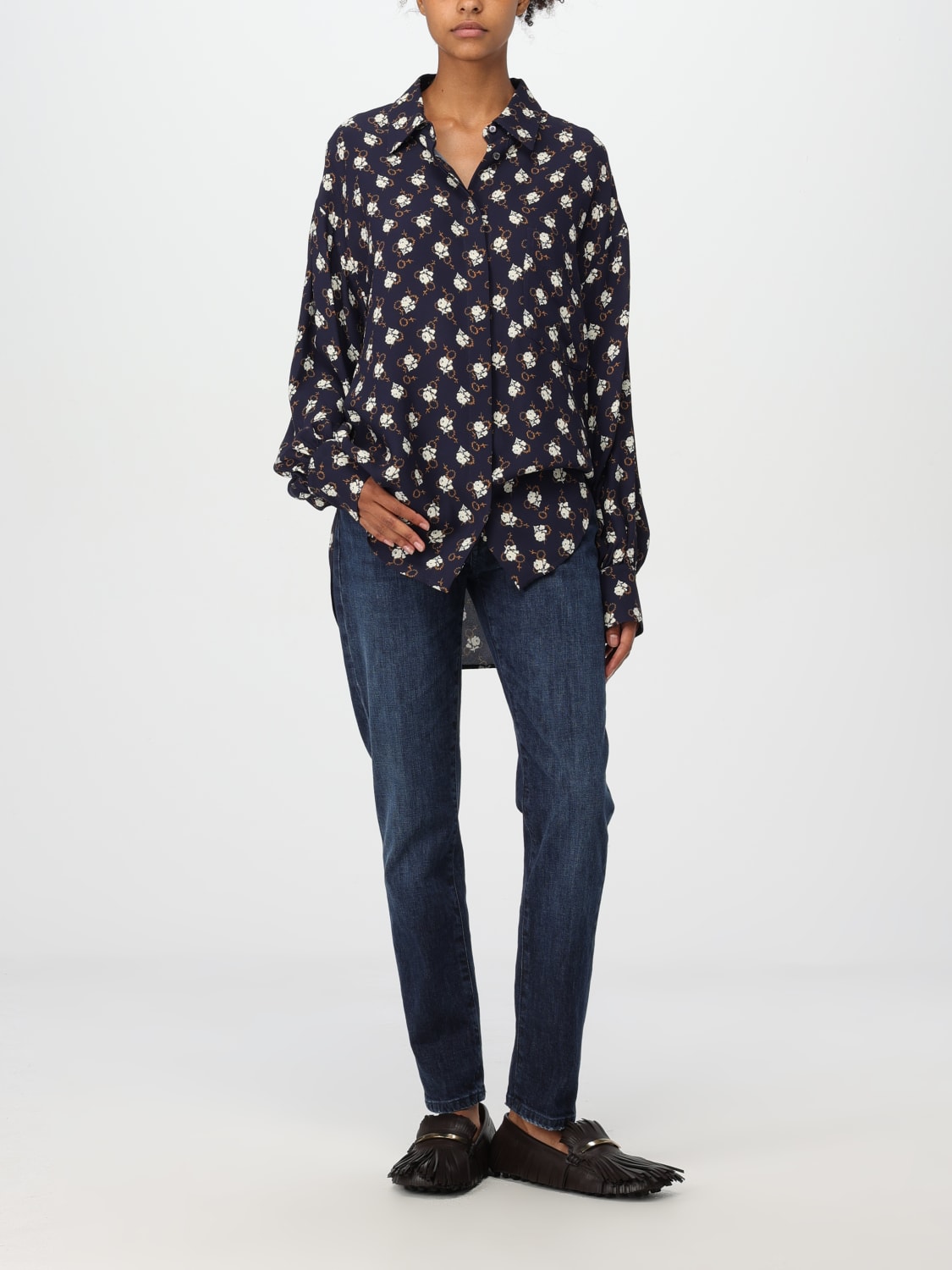 DONDUP JEANS: Jeans Dondup in denim di cotone , Blue - Img 2